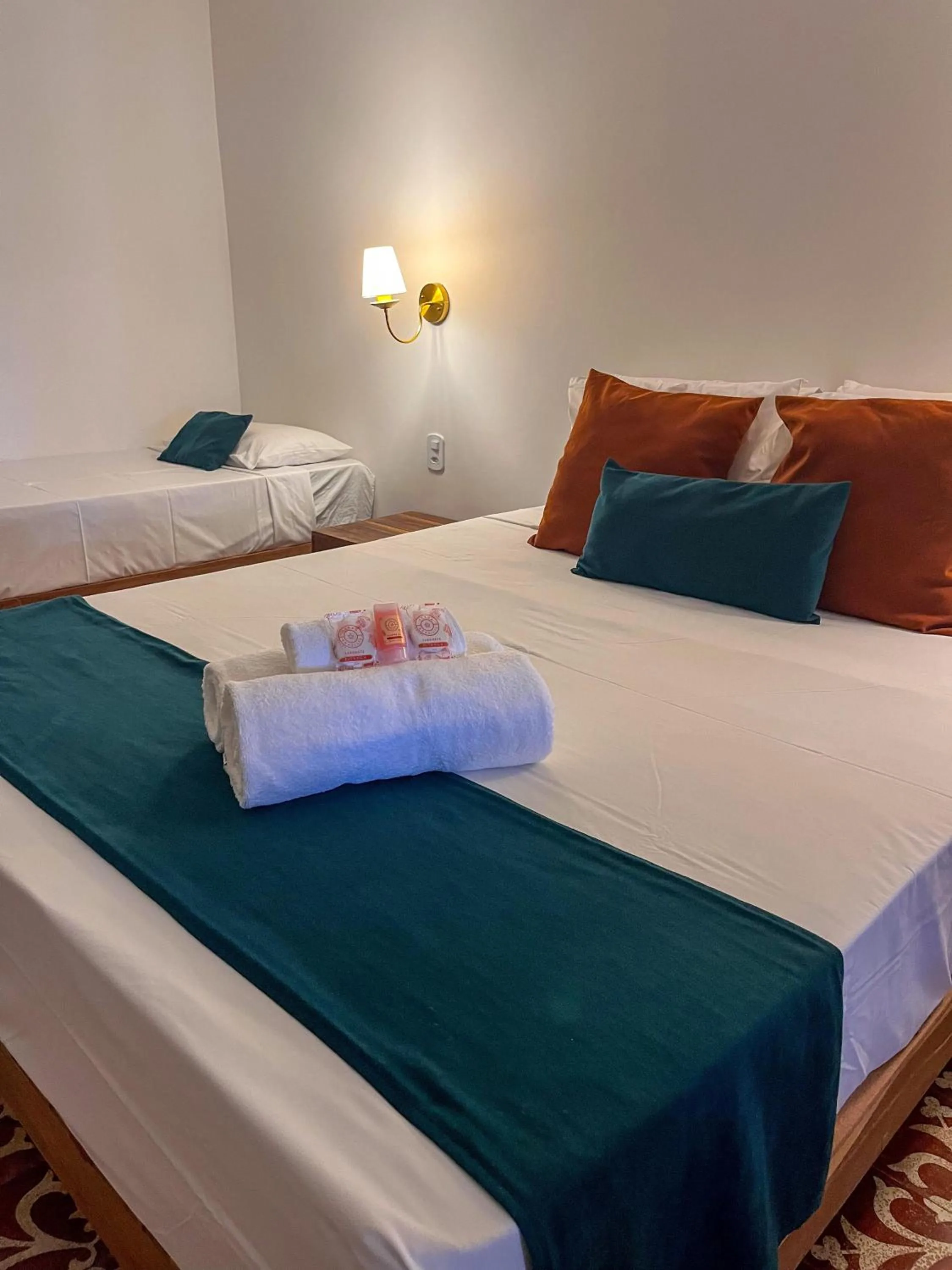 Bed in Pousada Enero