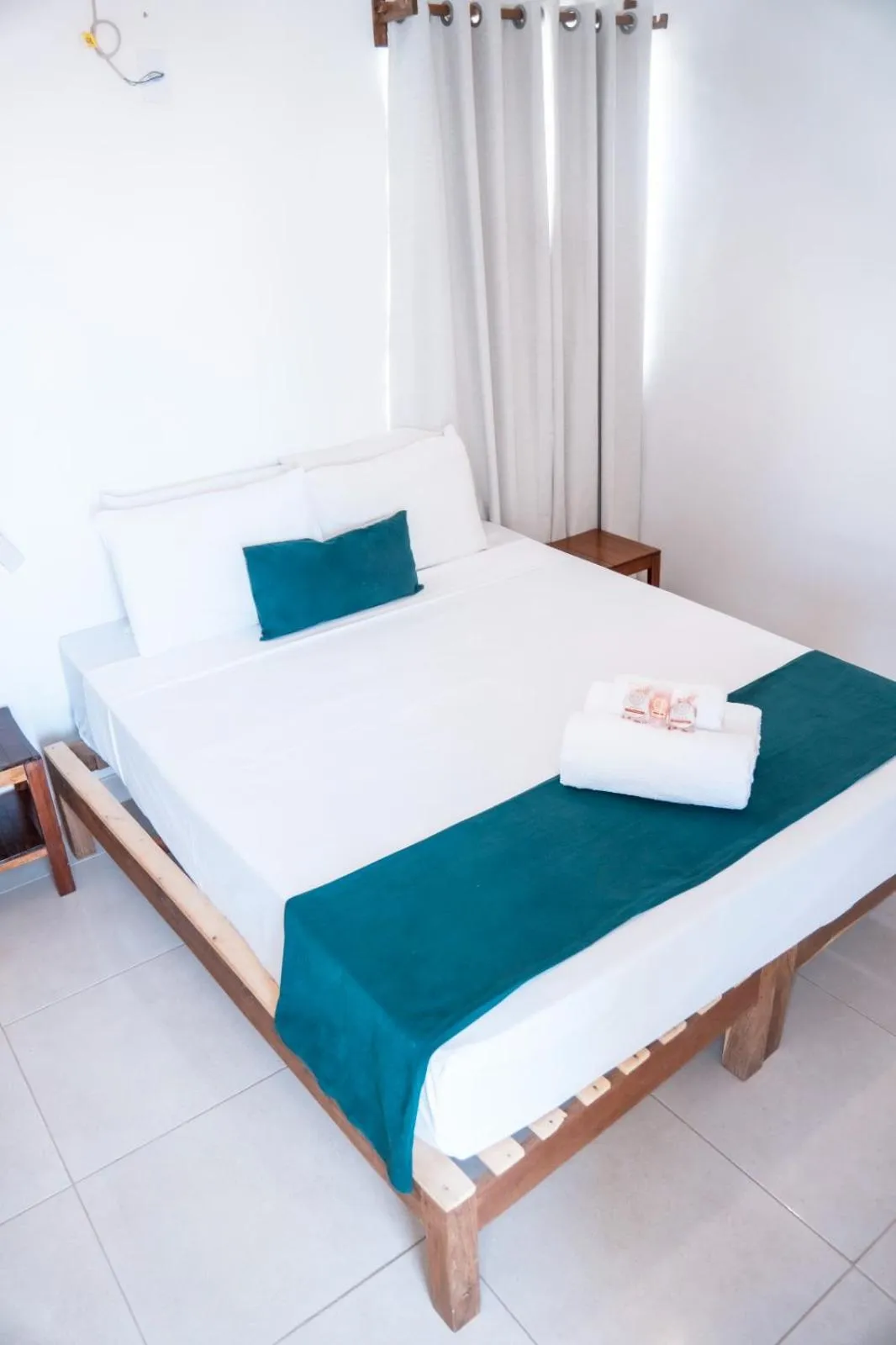 Bed in Pousada Enero