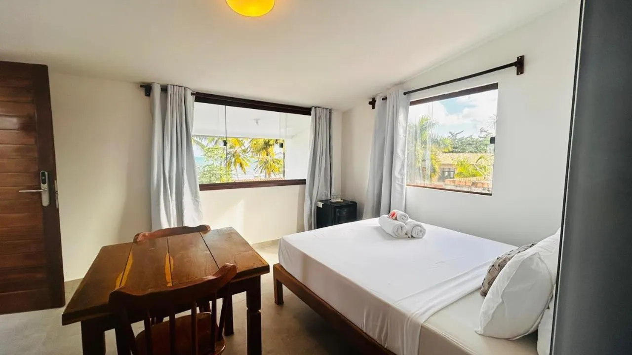 Bed in Pousada Enero