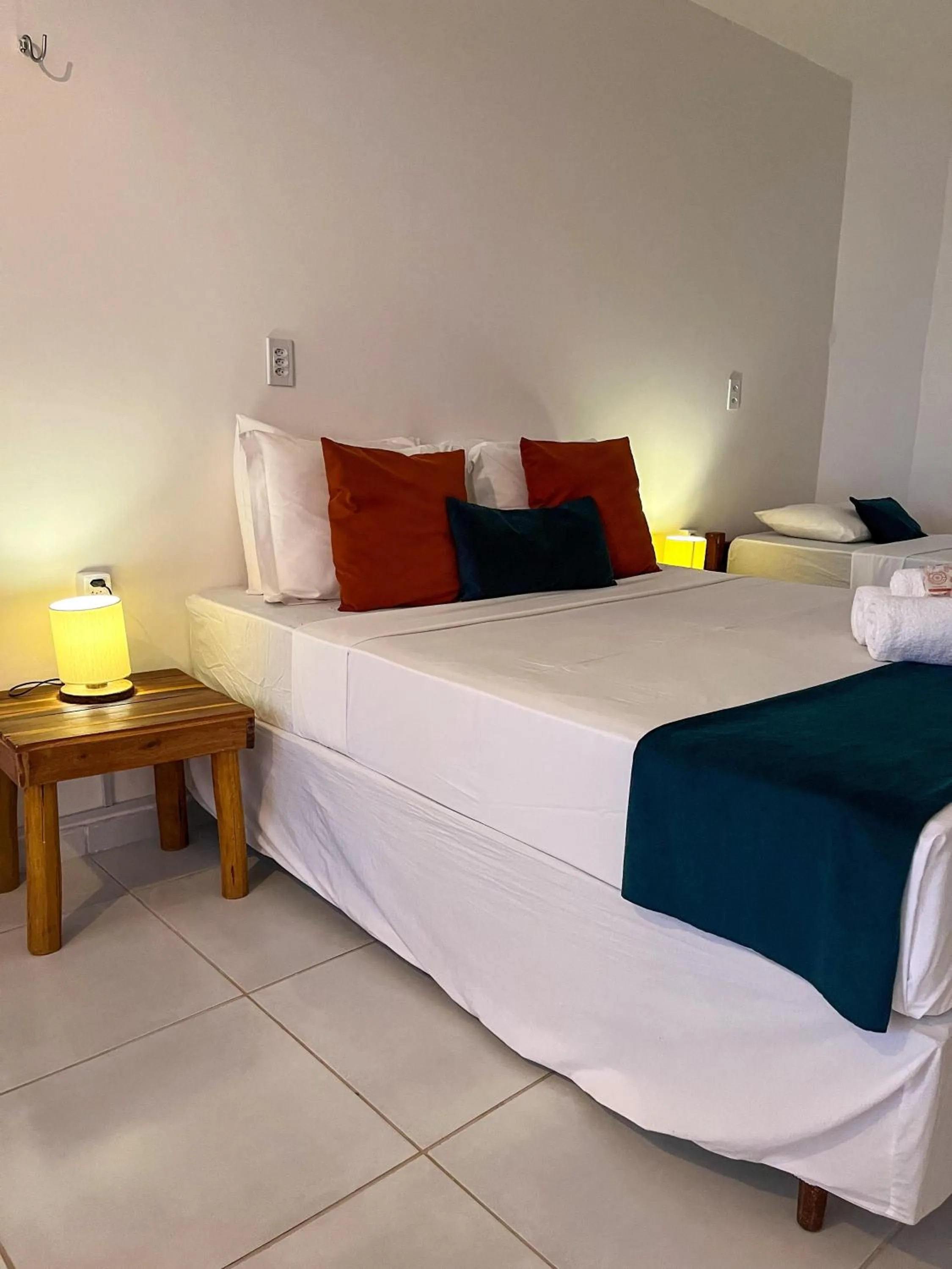 Bed in Pousada Enero