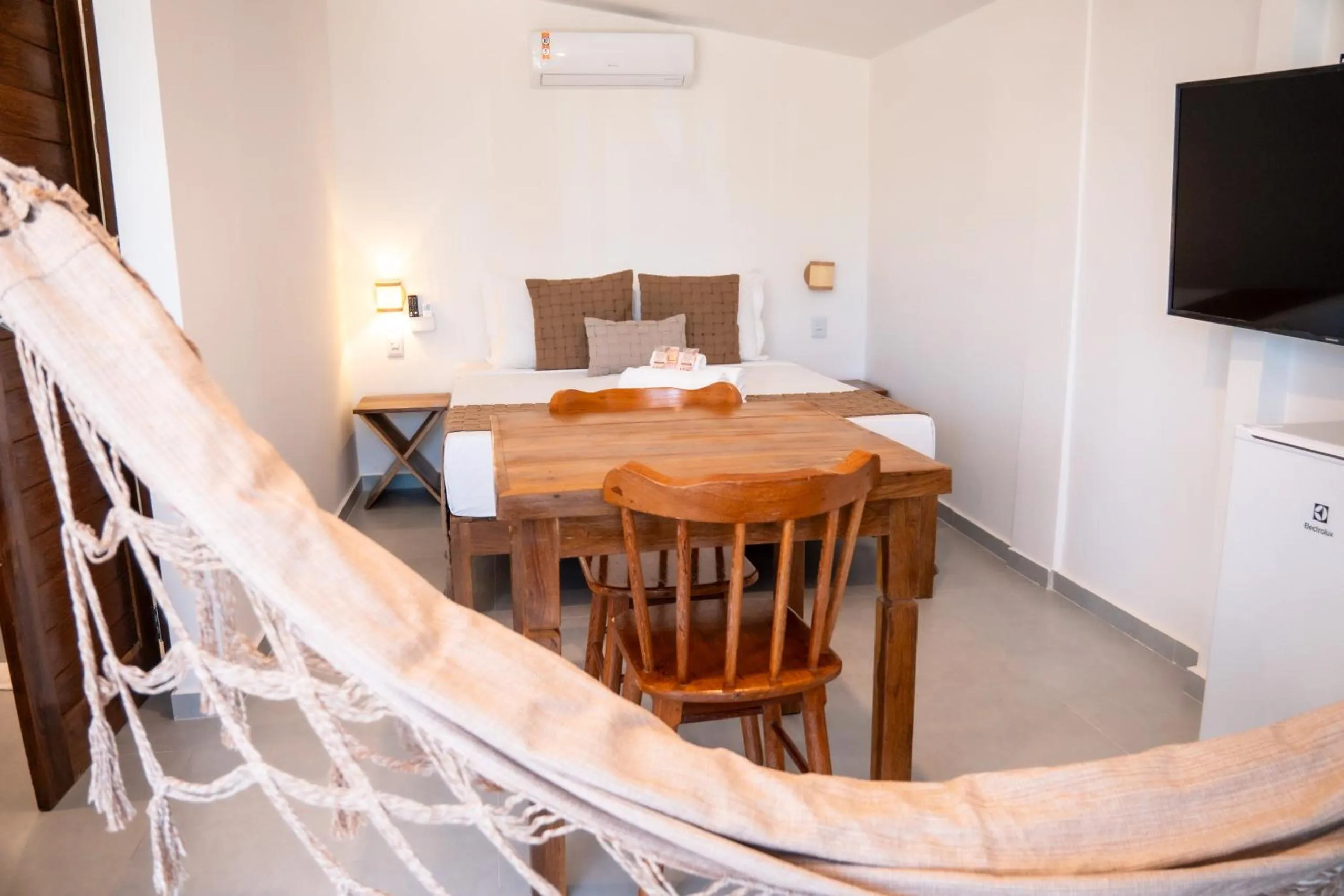 Bed in Pousada Enero