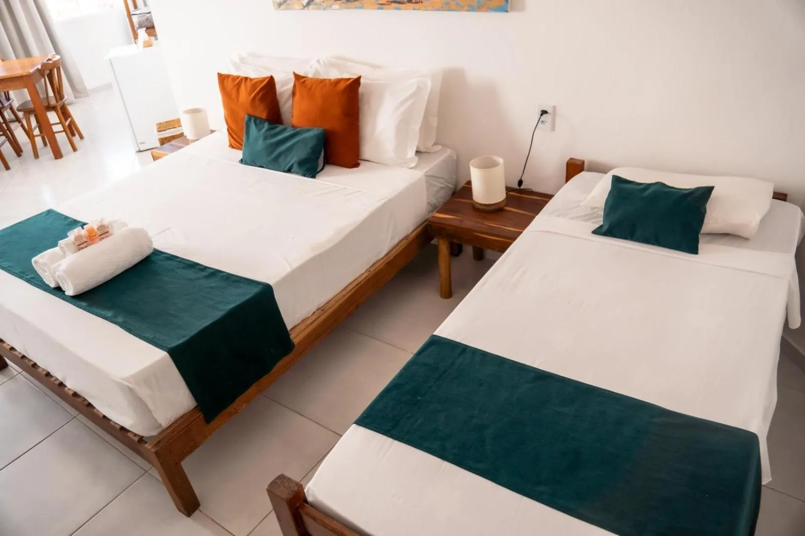 Bed in Pousada Enero