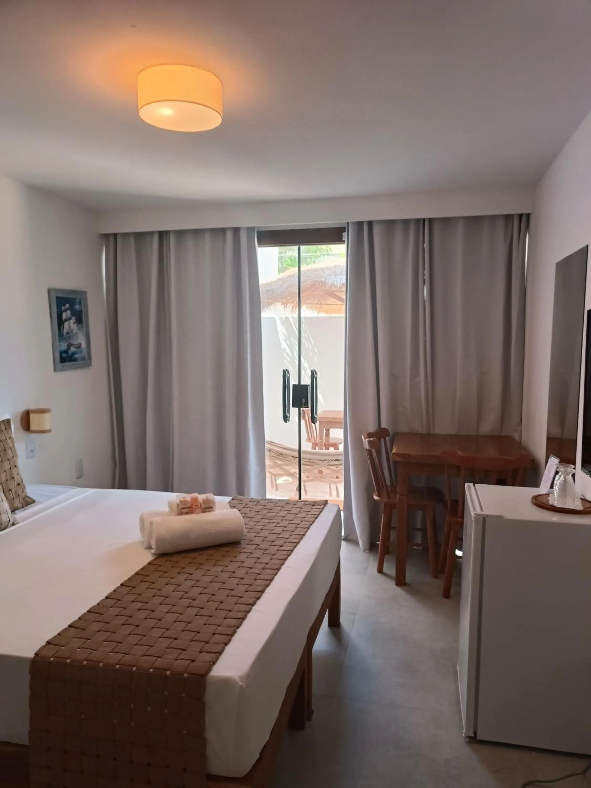 Bed in Pousada Enero