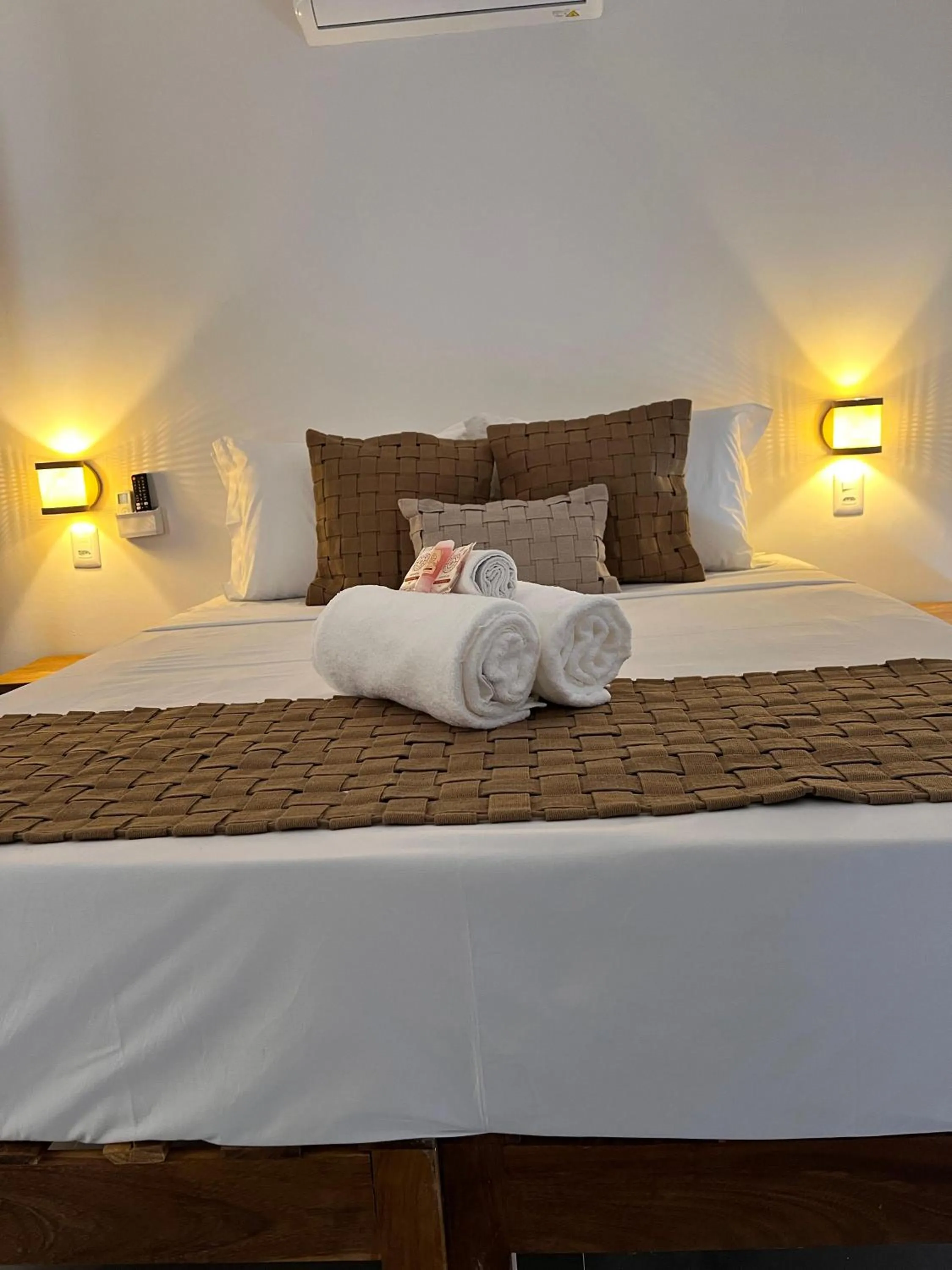 Bed in Pousada Enero