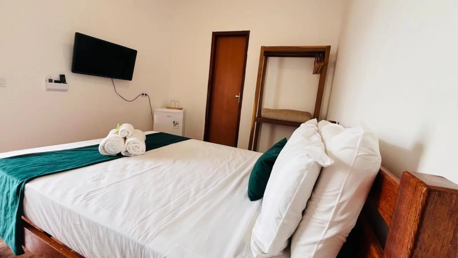 Bed in Pousada Enero