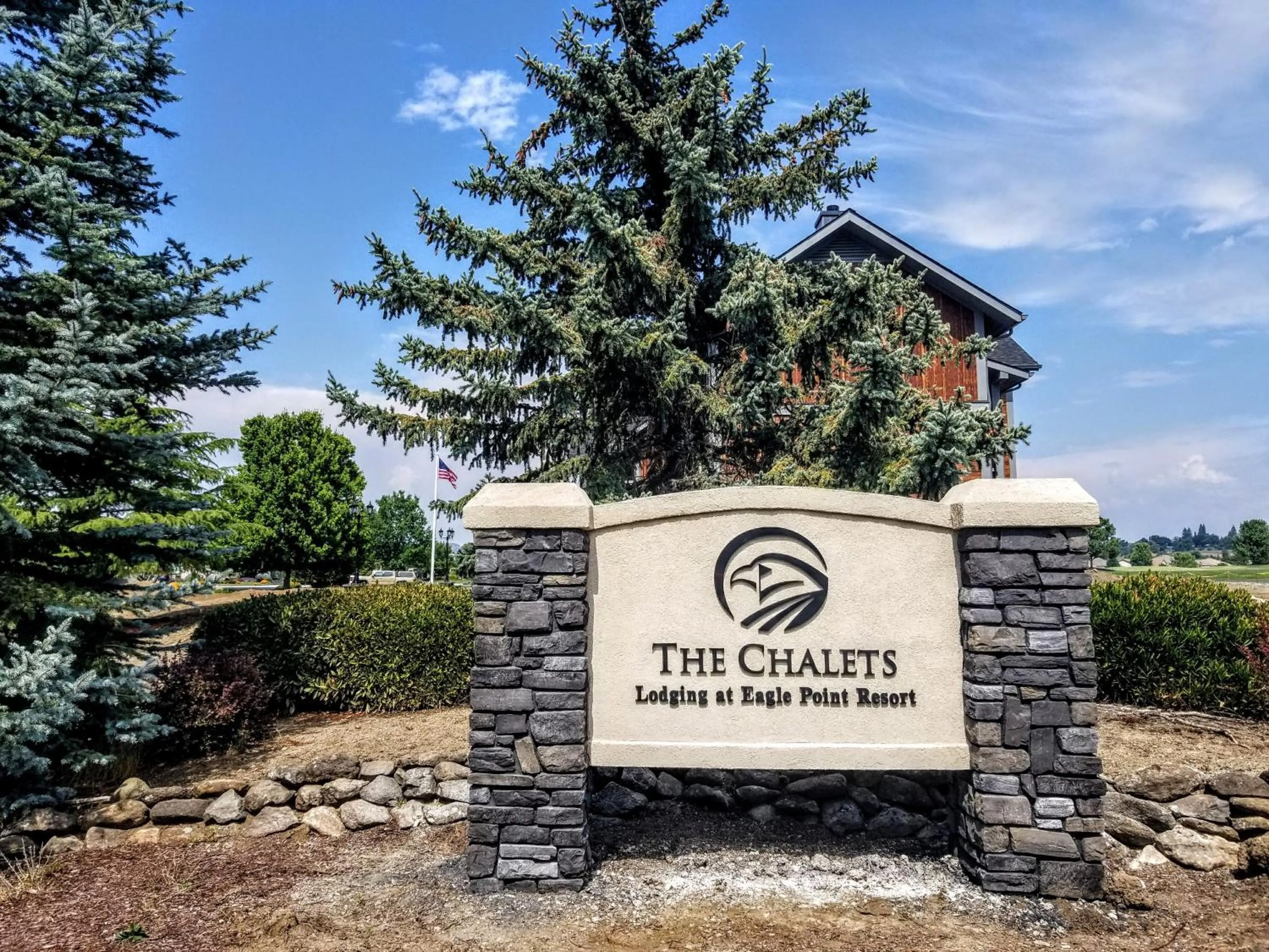 Property logo or sign in Resort at Eagle Point Golf Club Lodging