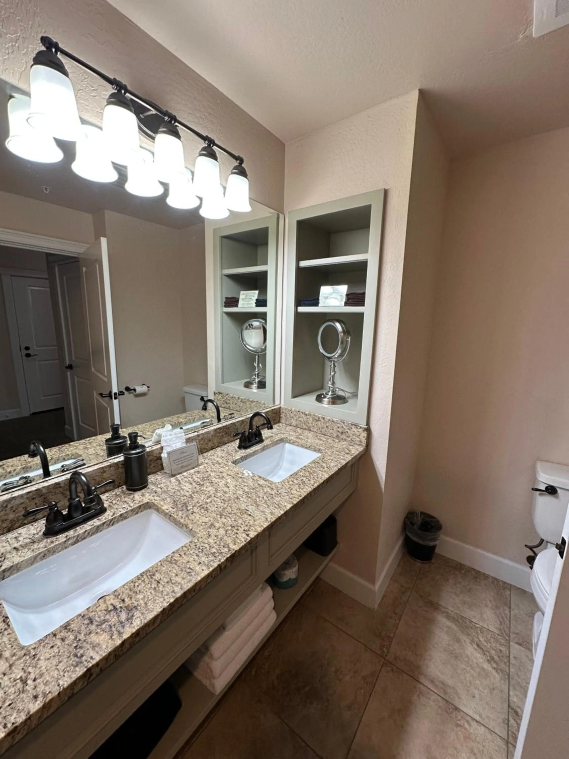 Toilet in Resort at Eagle Point Golf Club Lodging