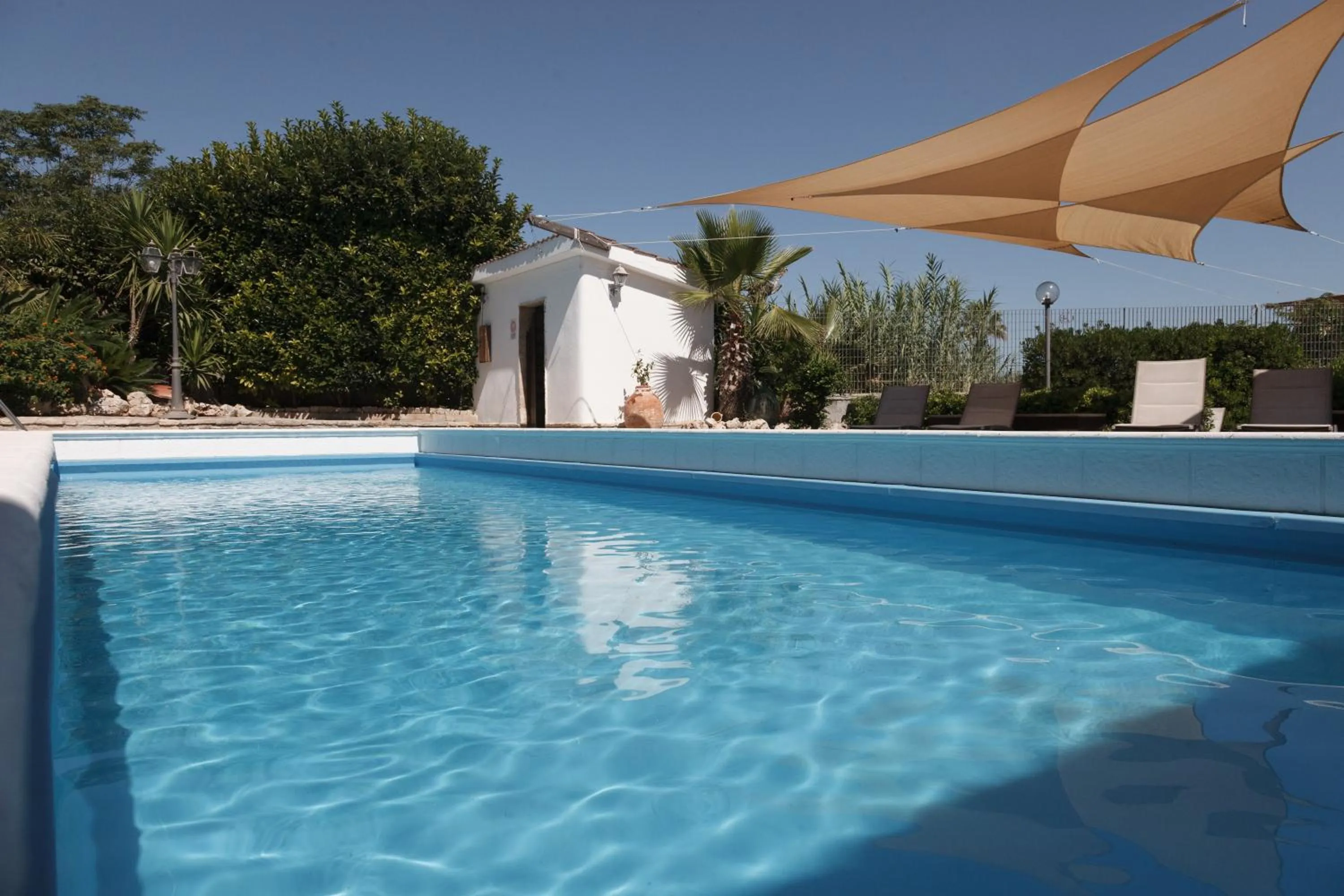 Pool view in Villa Lina Bed&Breakfast