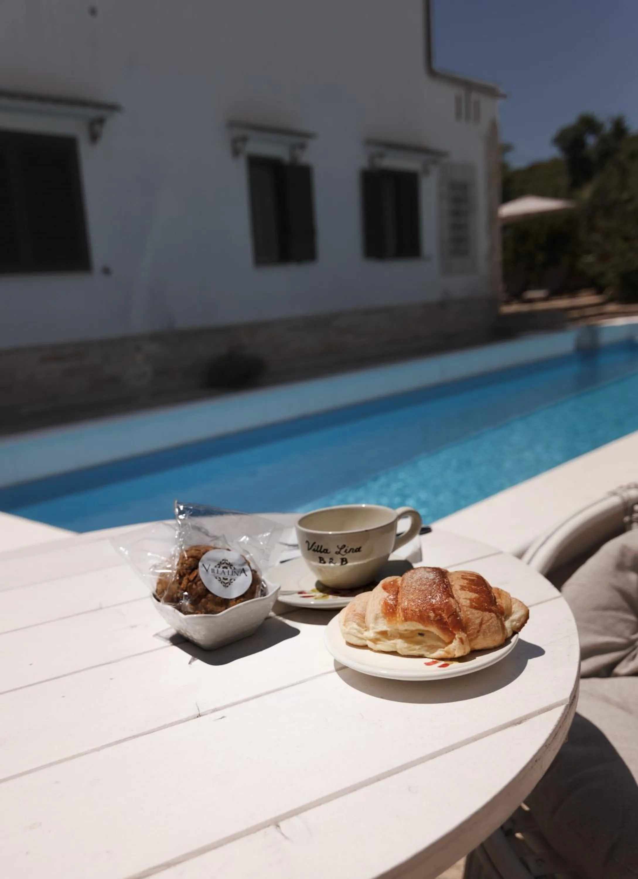 Pool view in Villa Lina Bed&Breakfast