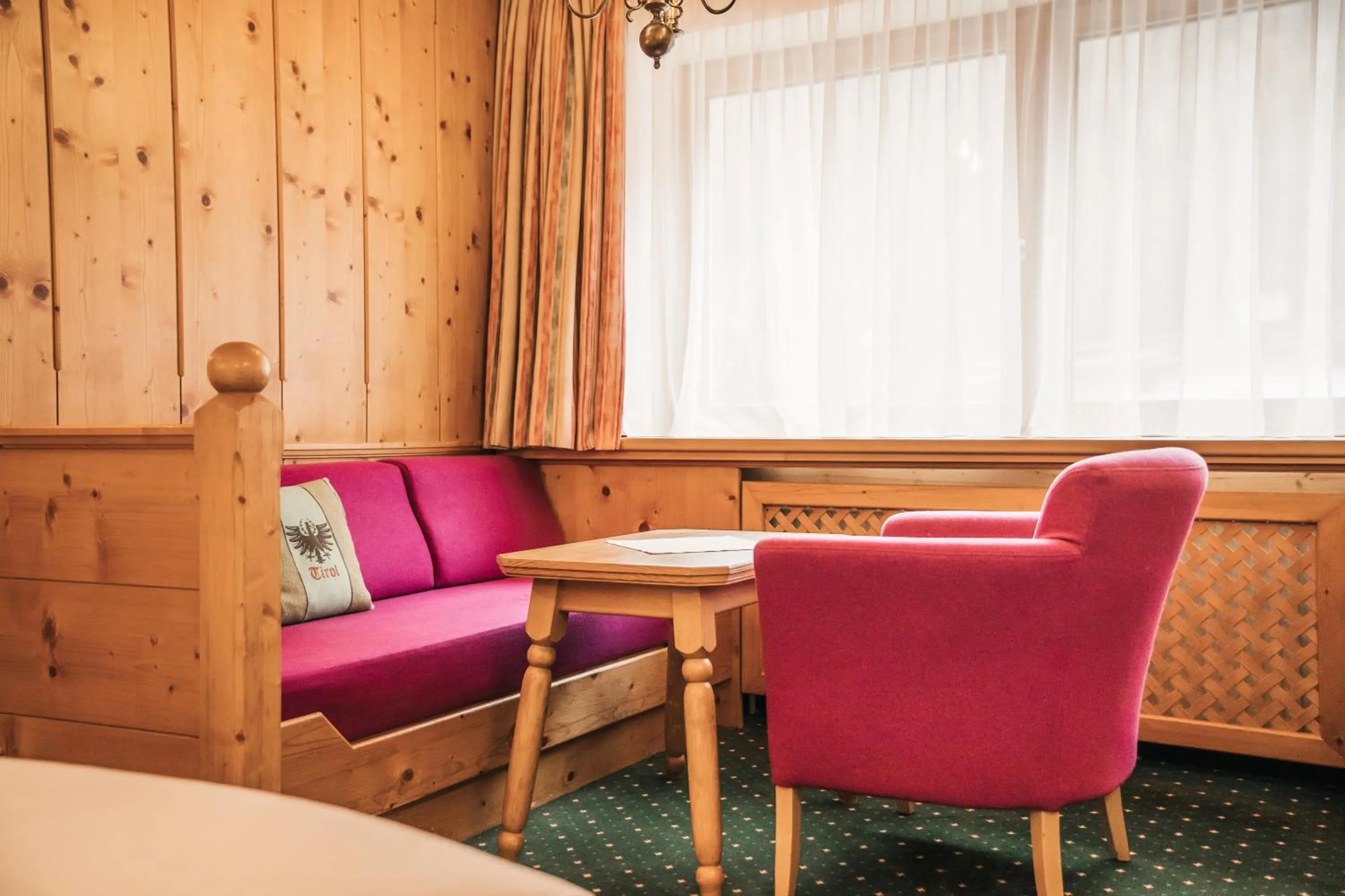 Seating area in Hotel Grieshof