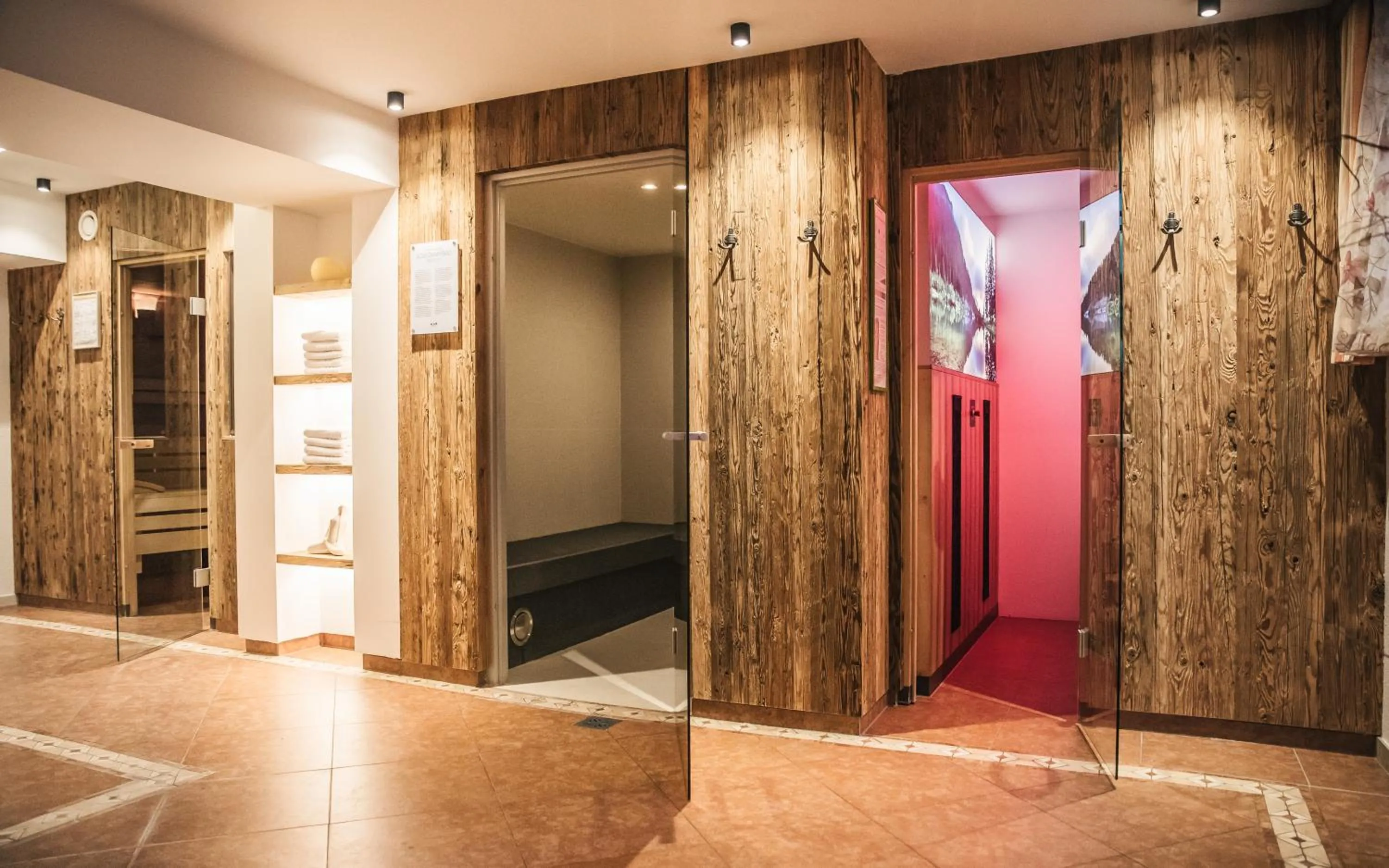 Steam room in Hotel Grieshof