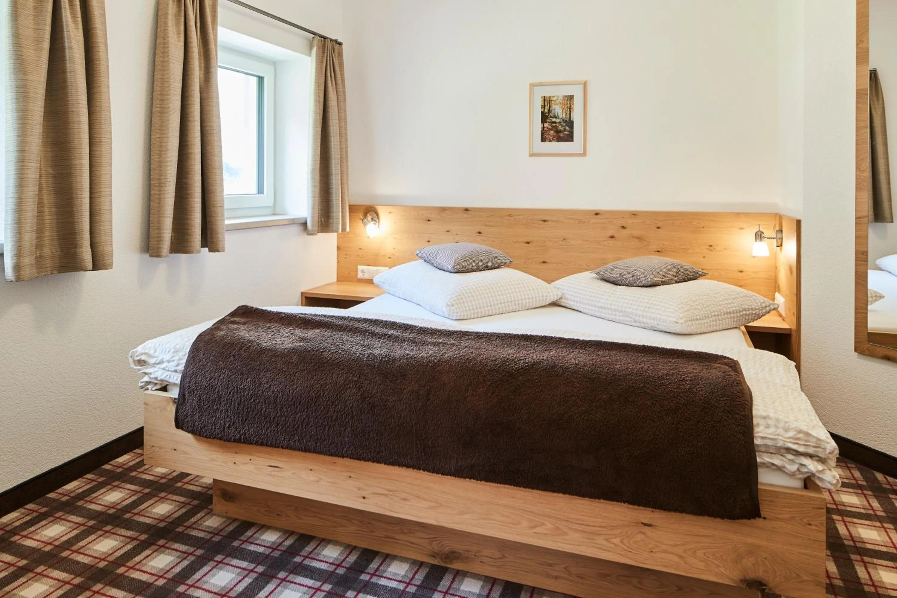 Bedroom, Bed in Haus Bergfrieden