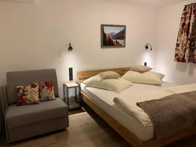 Bedroom, Bed in Haus Bergfrieden