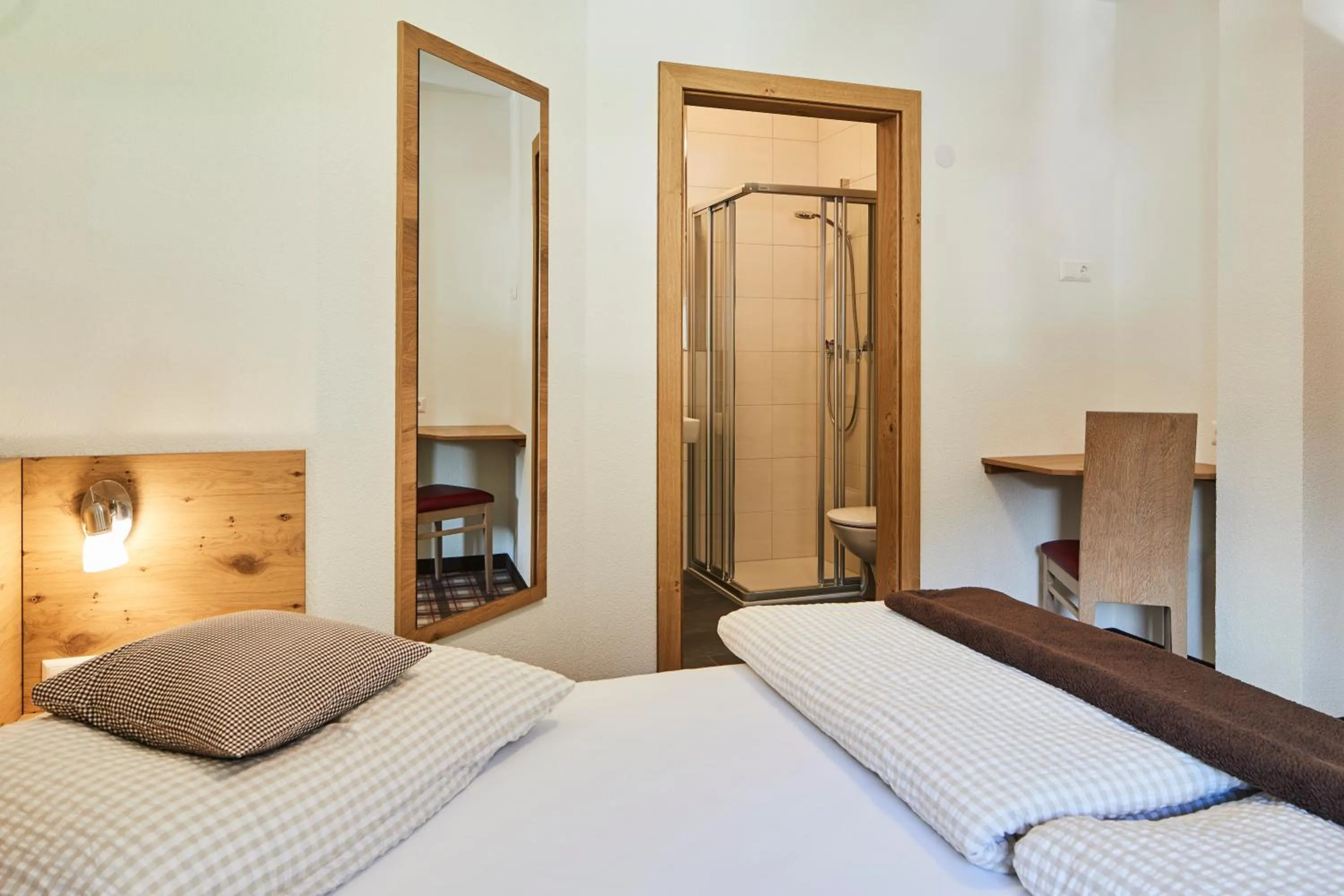 Bedroom, Bed in Haus Bergfrieden