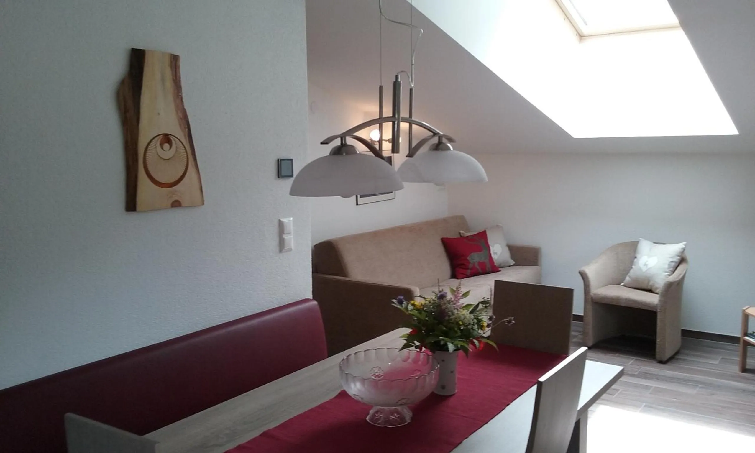 Living room in Haus Bergfrieden