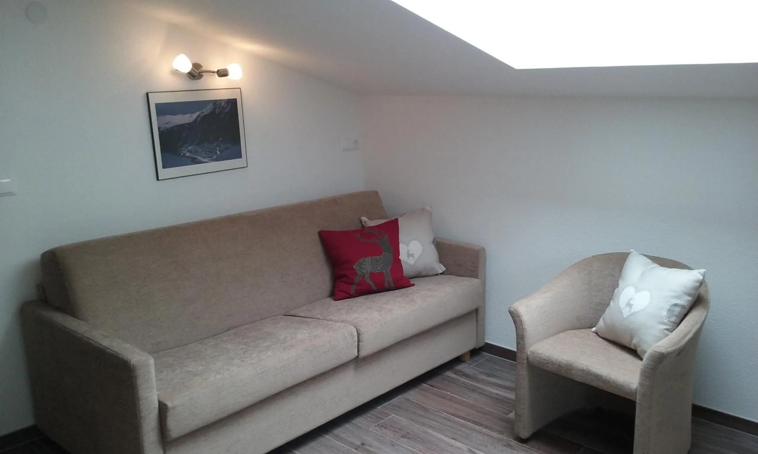 Living room in Haus Bergfrieden