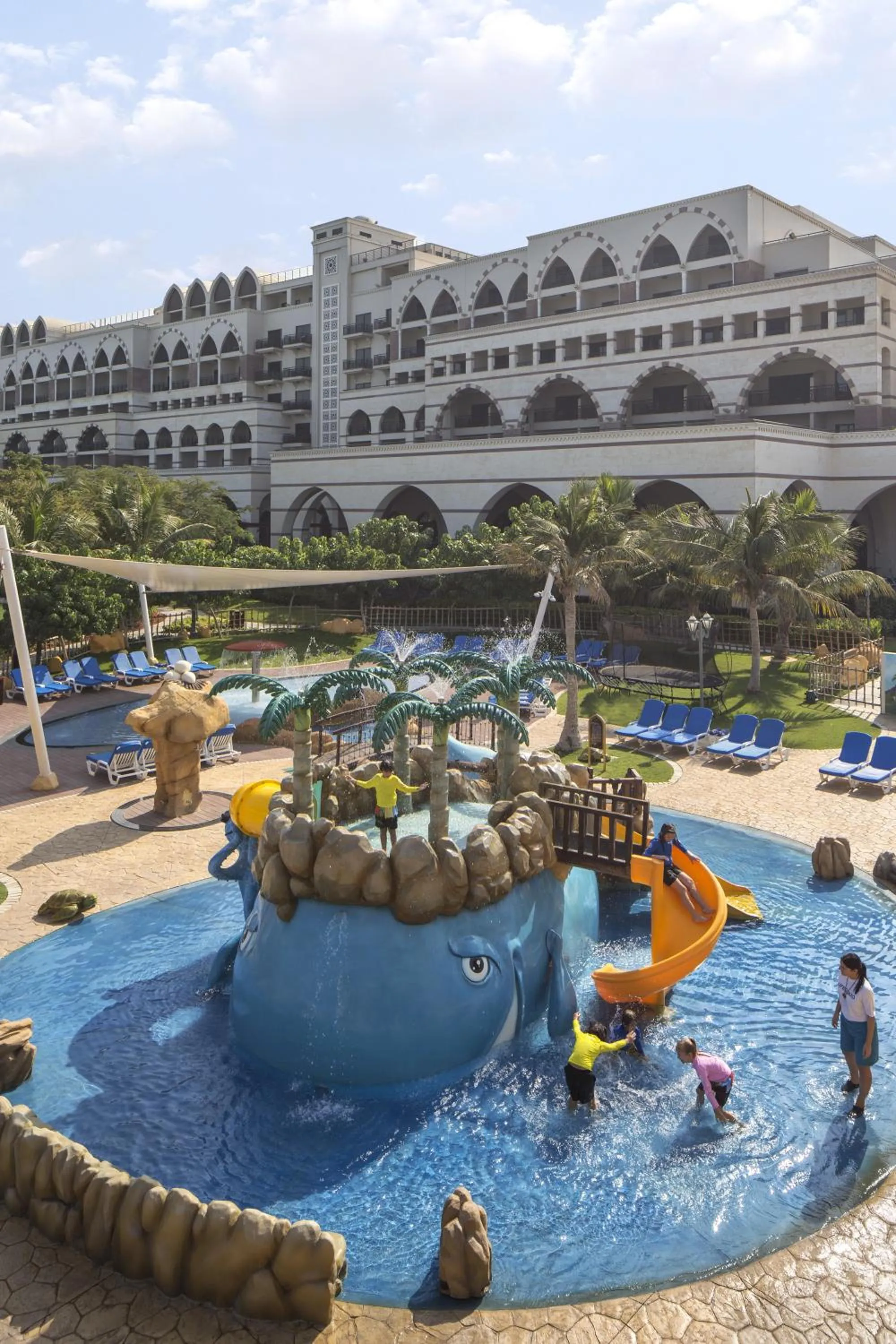 Aqua park in Jumeirah Zabeel Saray Dubai