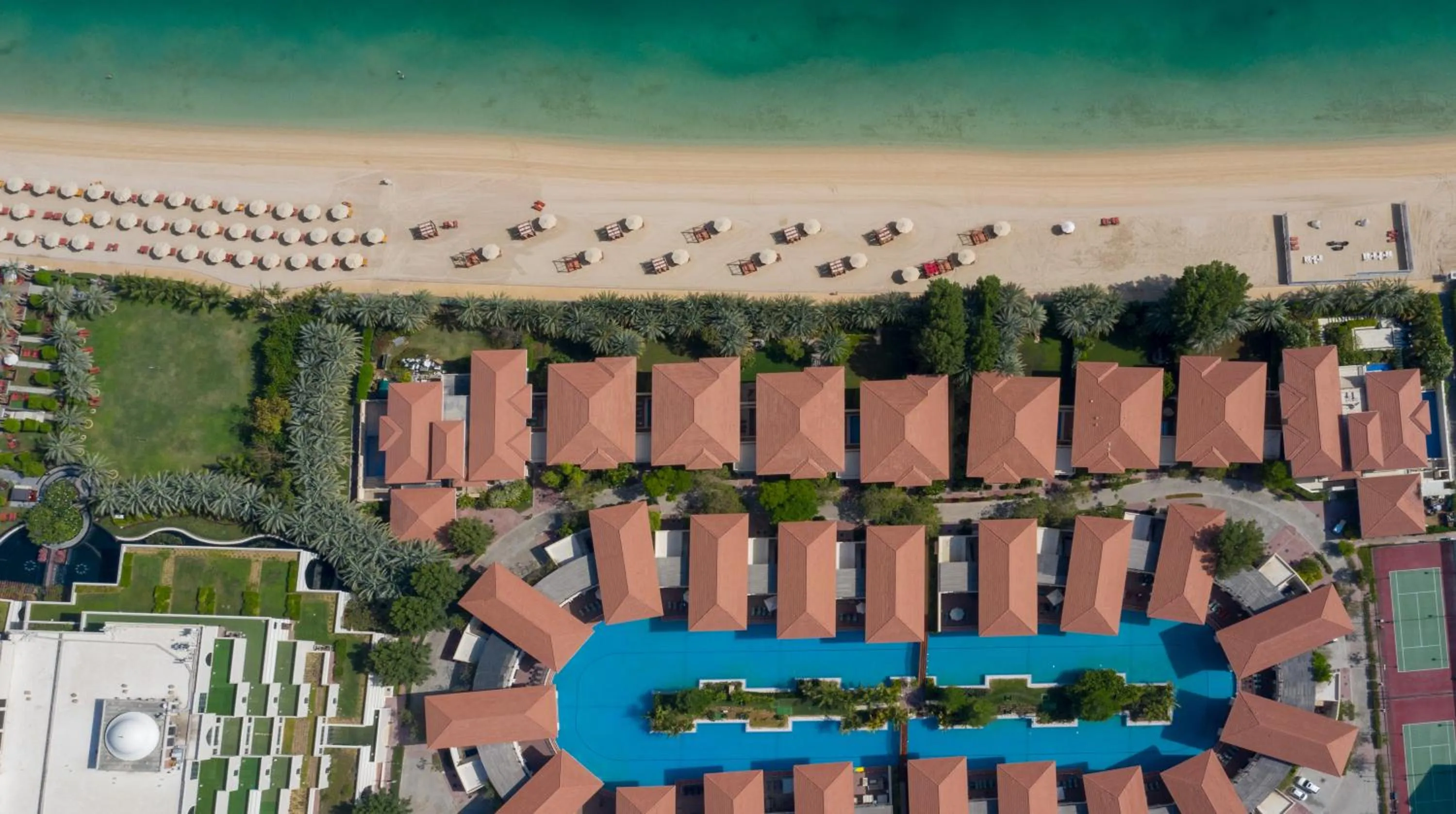 Bird's eye view in Jumeirah Zabeel Saray Dubai