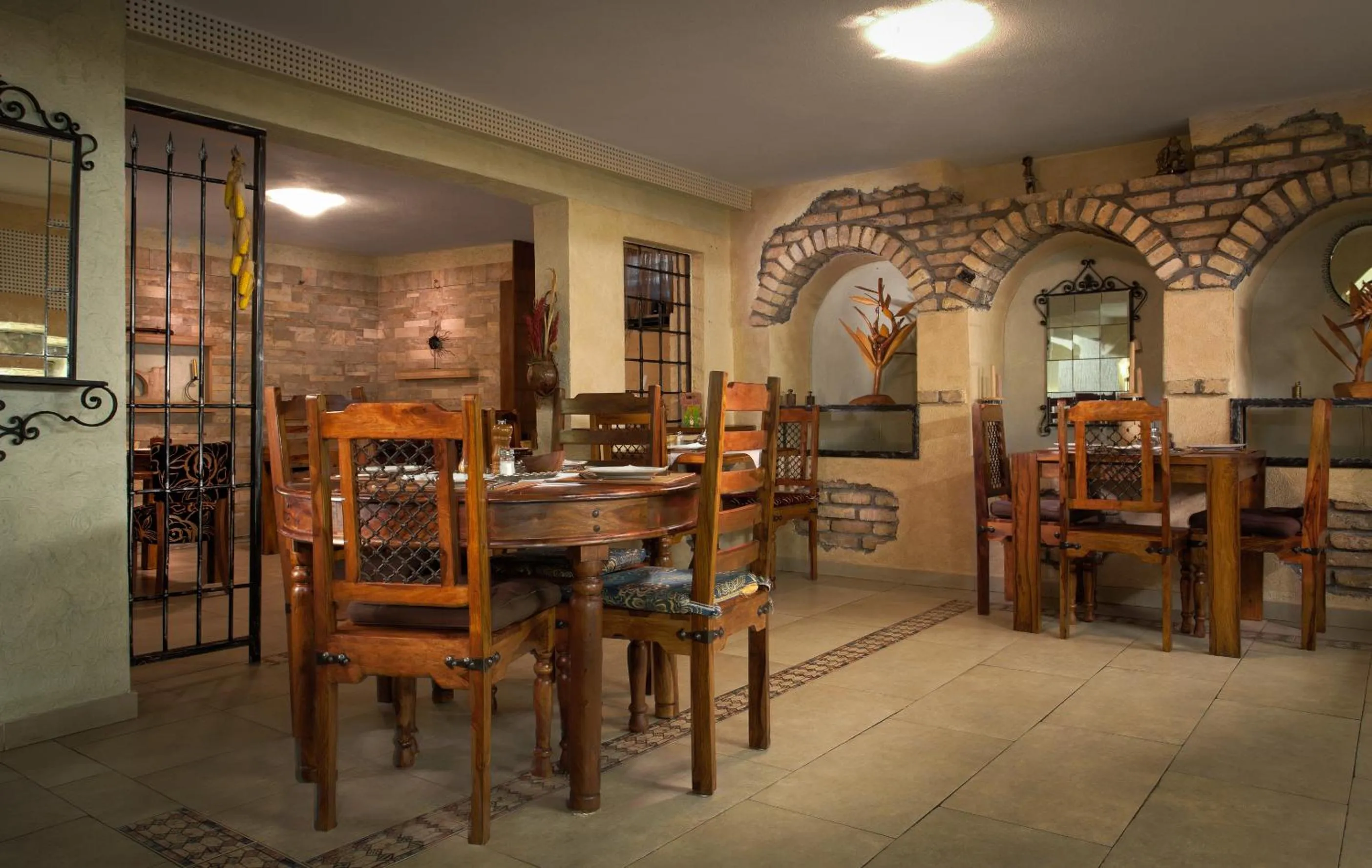 Seating area in Villa Anri
