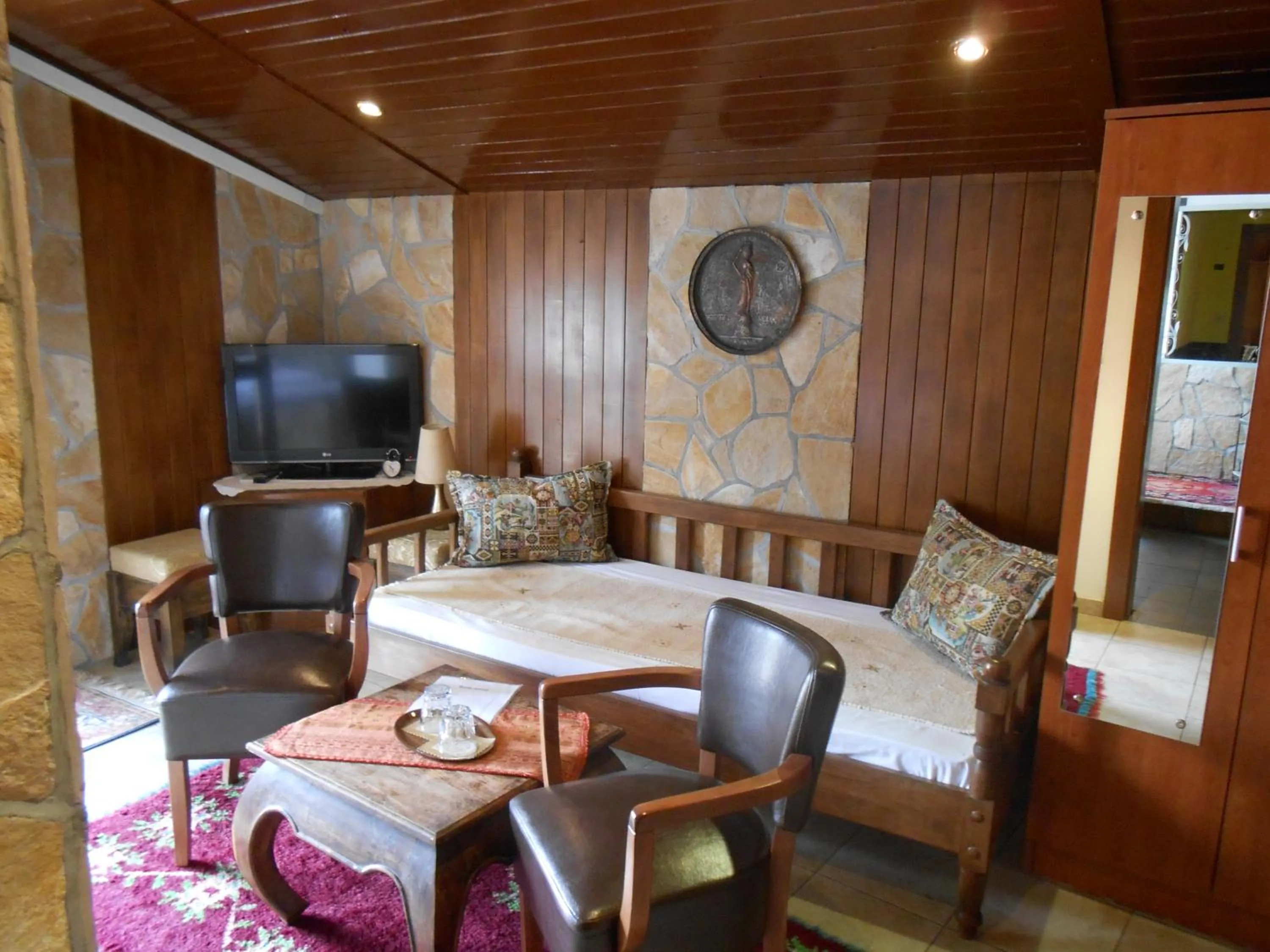 Seating area in Villa Anri