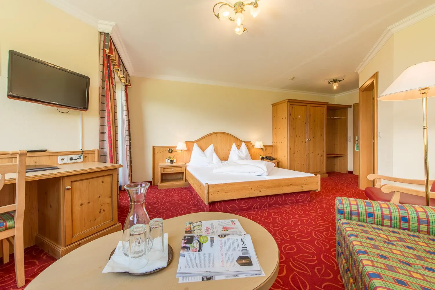 Bed in Hotel Jägerhof