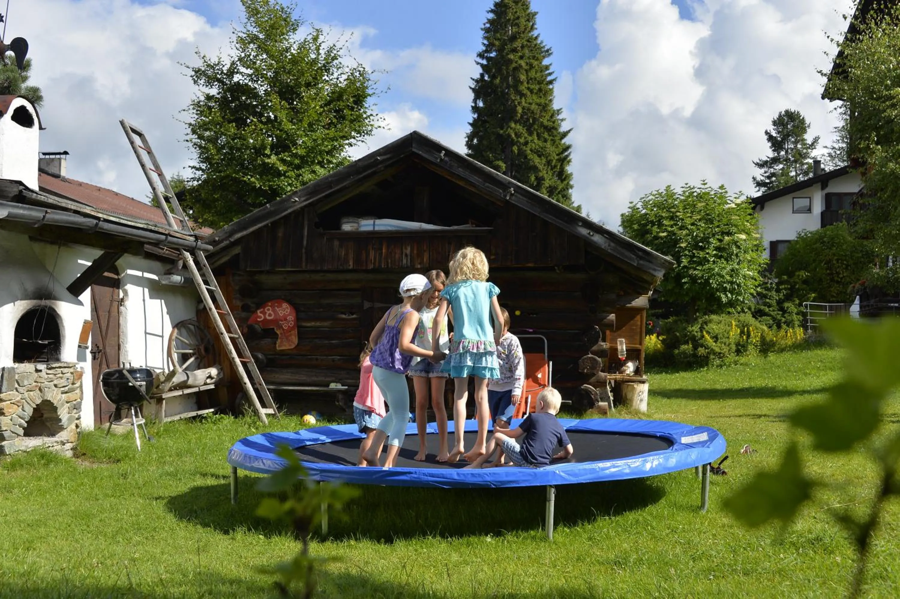 Children play ground in Schmiedhof
