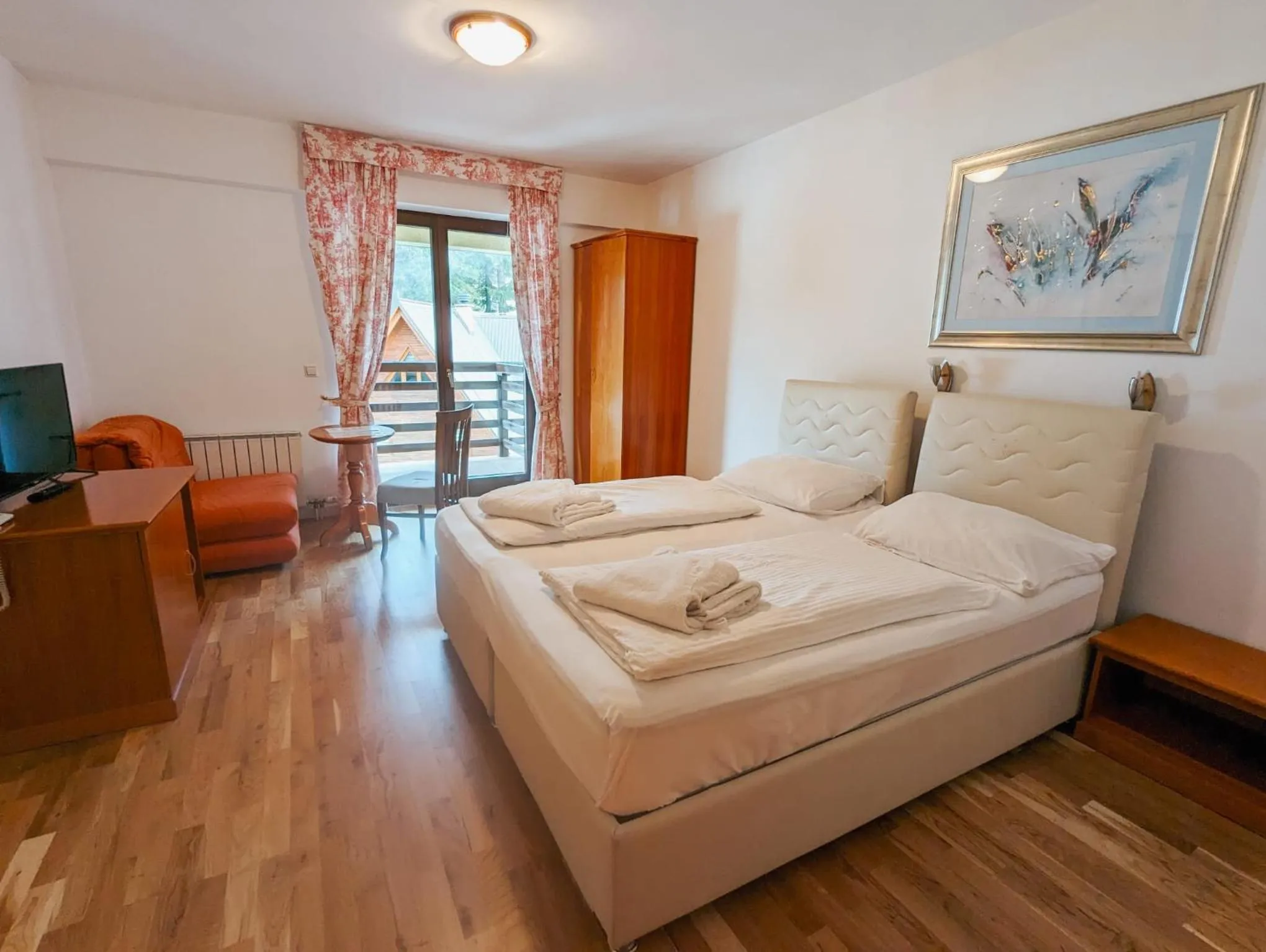 Bed in Hotel Pahuljica