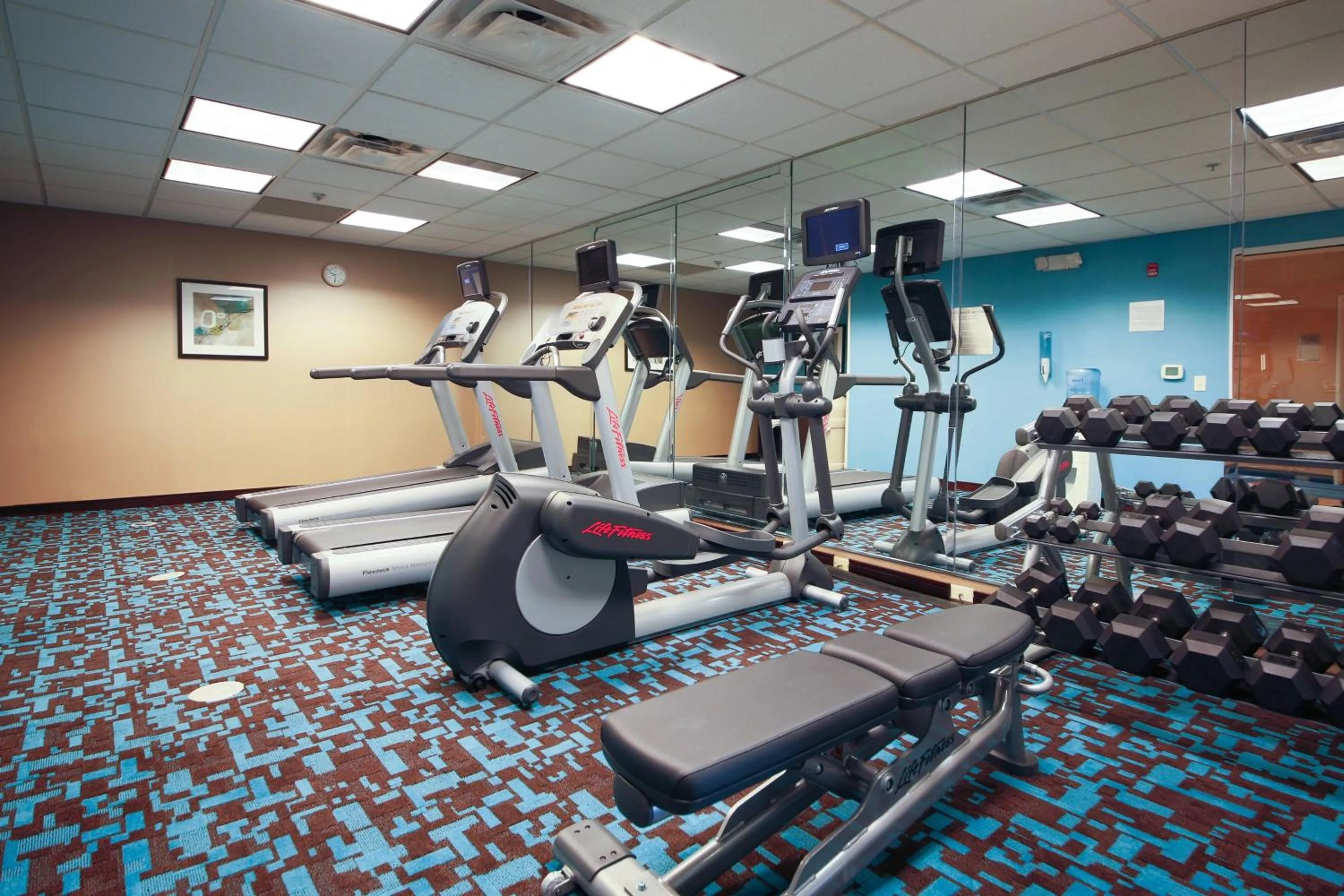 Fitness centre/facilities in Fairfield Inn & Suites by Marriott Cordele