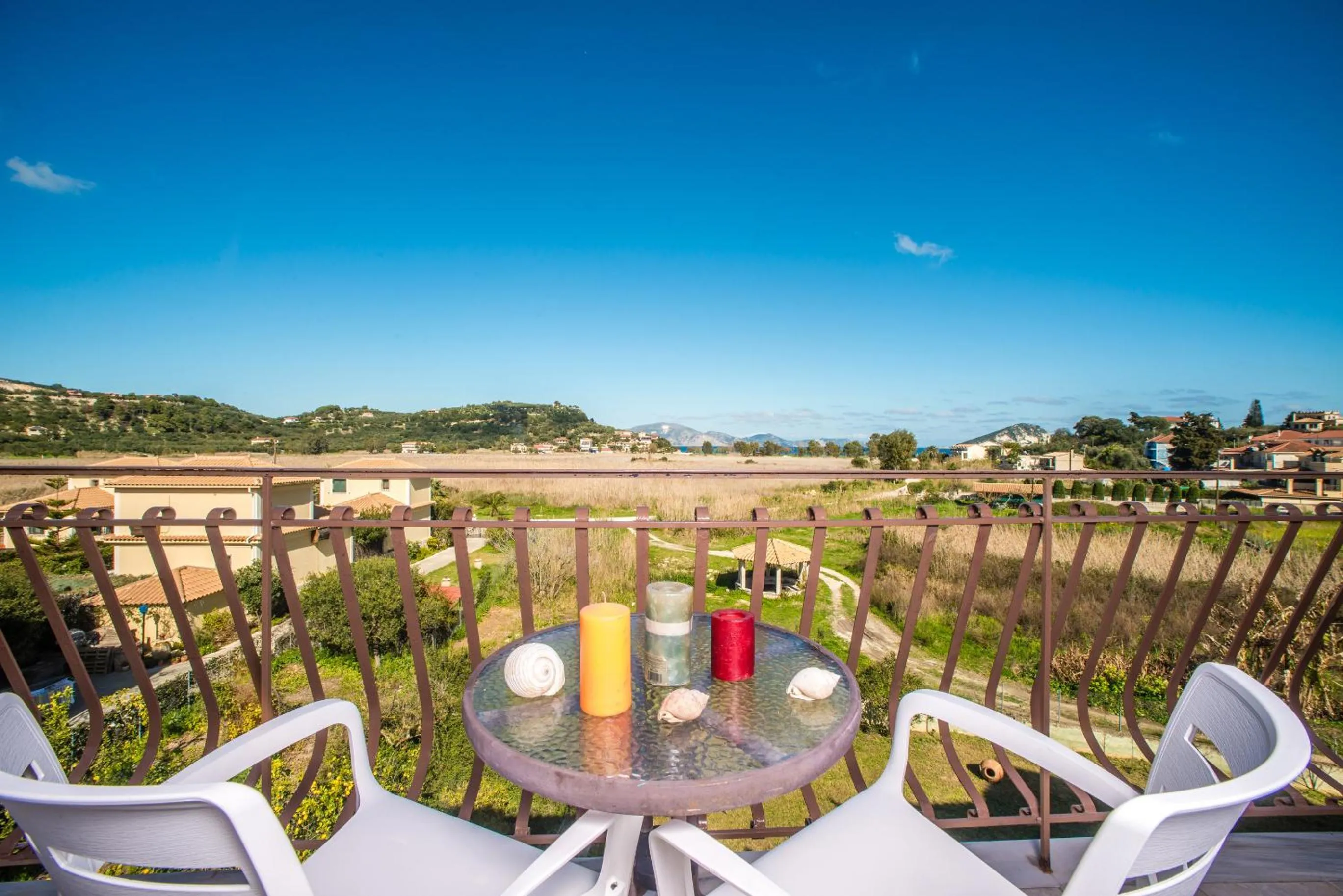 Garden view in Herodotos Studios