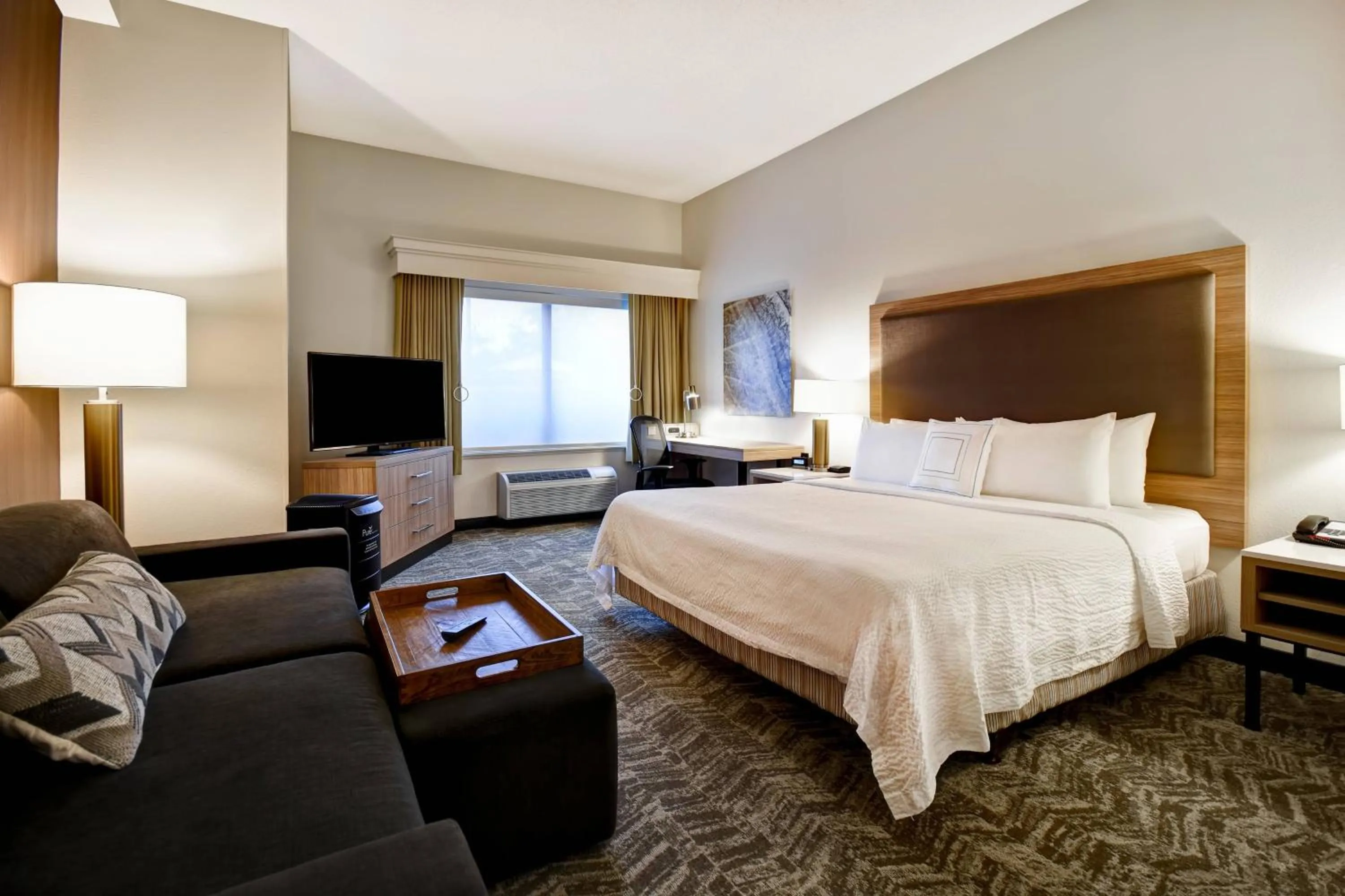 Bedroom, Bed in SpringHill Suites by Marriott Atlanta Kennesaw