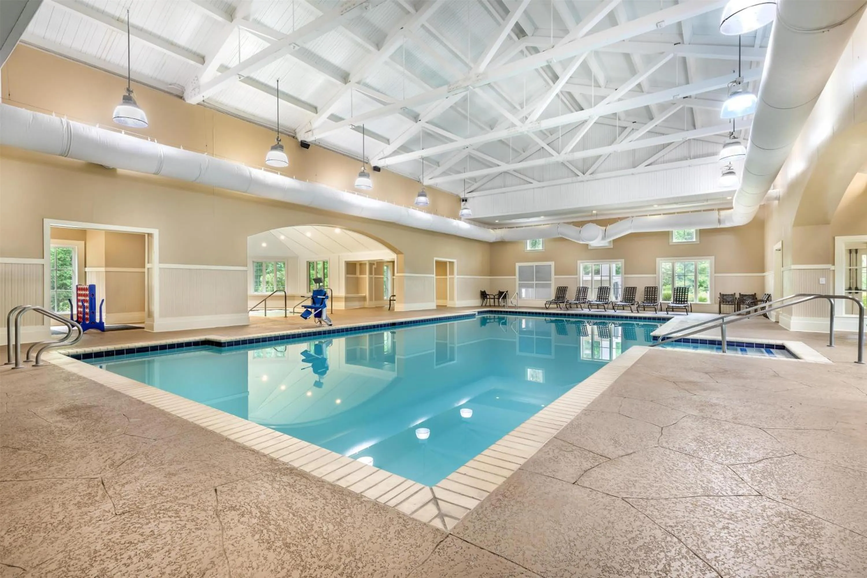 Pool view in Hilton Vacation Club Greensprings Williamsburg