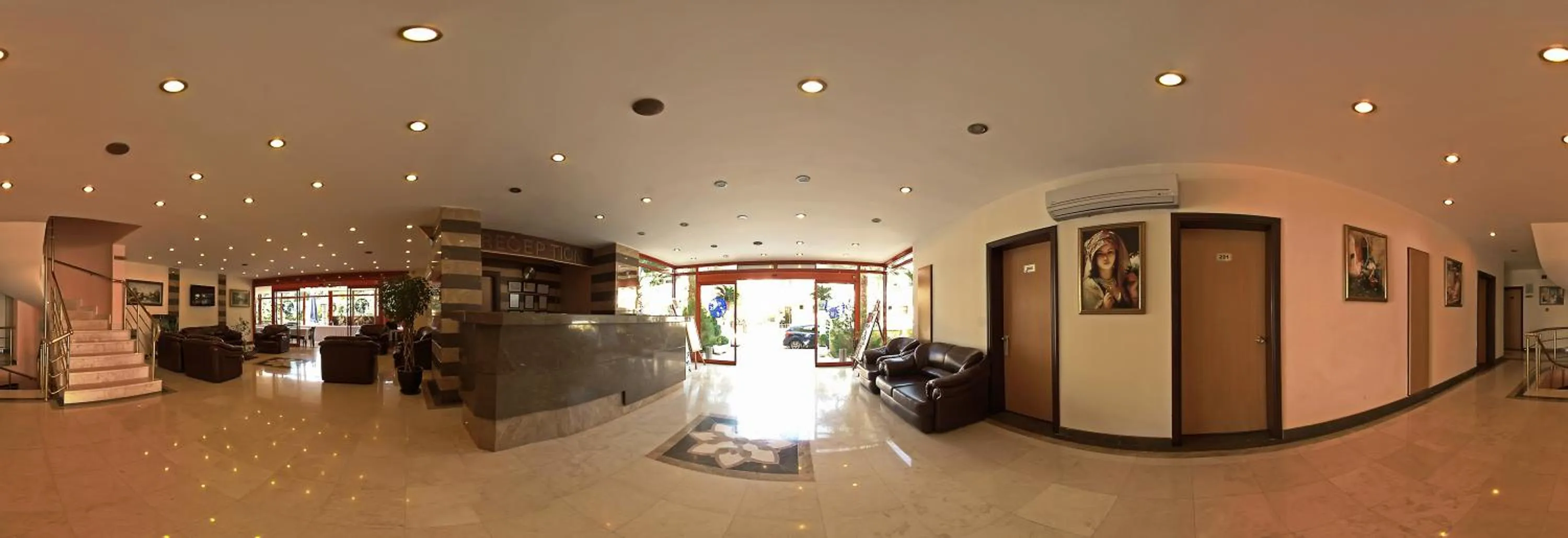 Lobby or reception in Wassermann Hotel