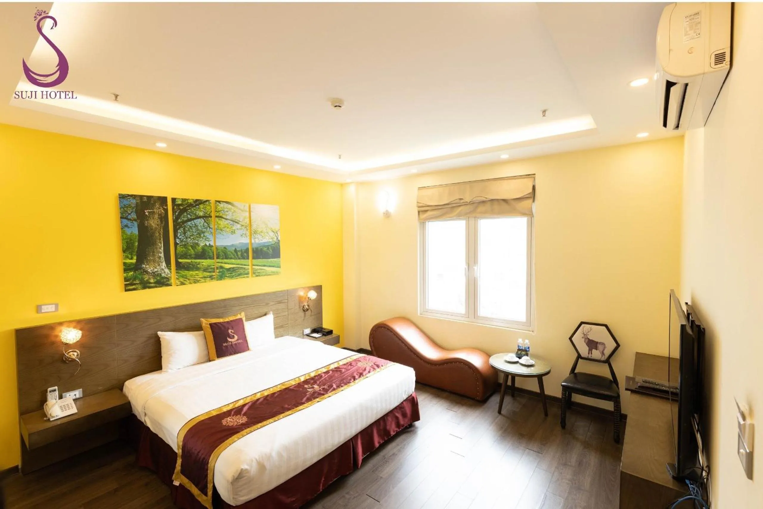 Bed in Suji My Dinh Hotel