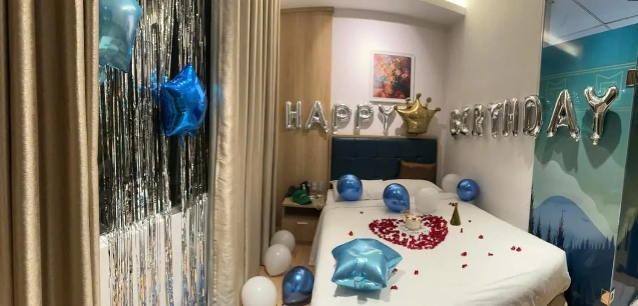 Bed in Mai Thang Hotel Da Lat