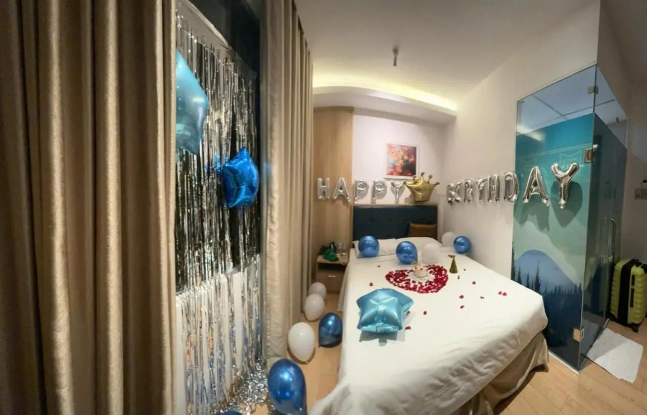 Bed in Mai Thang Hotel Da Lat