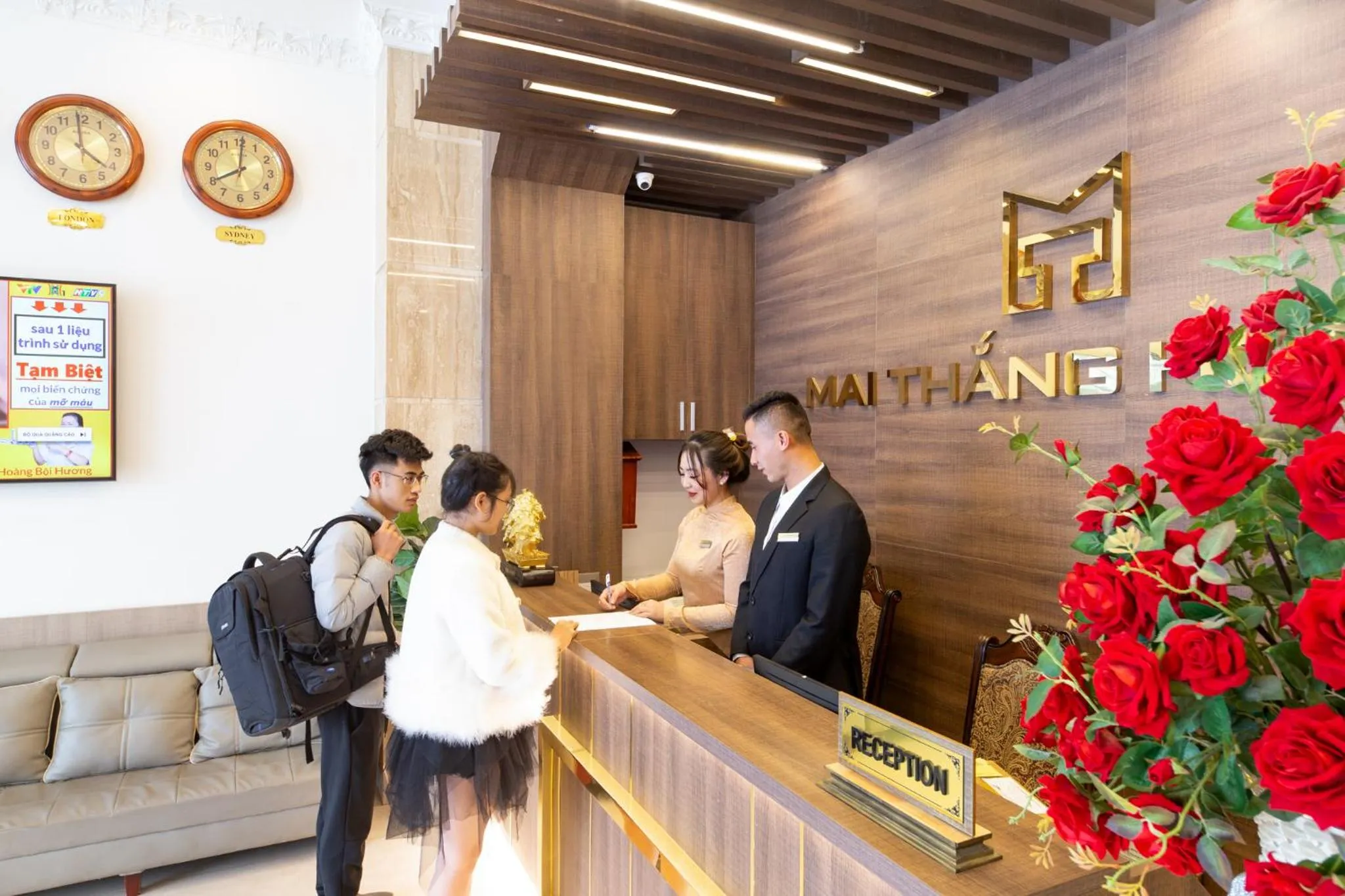 Staff in Mai Thang Hotel Da Lat