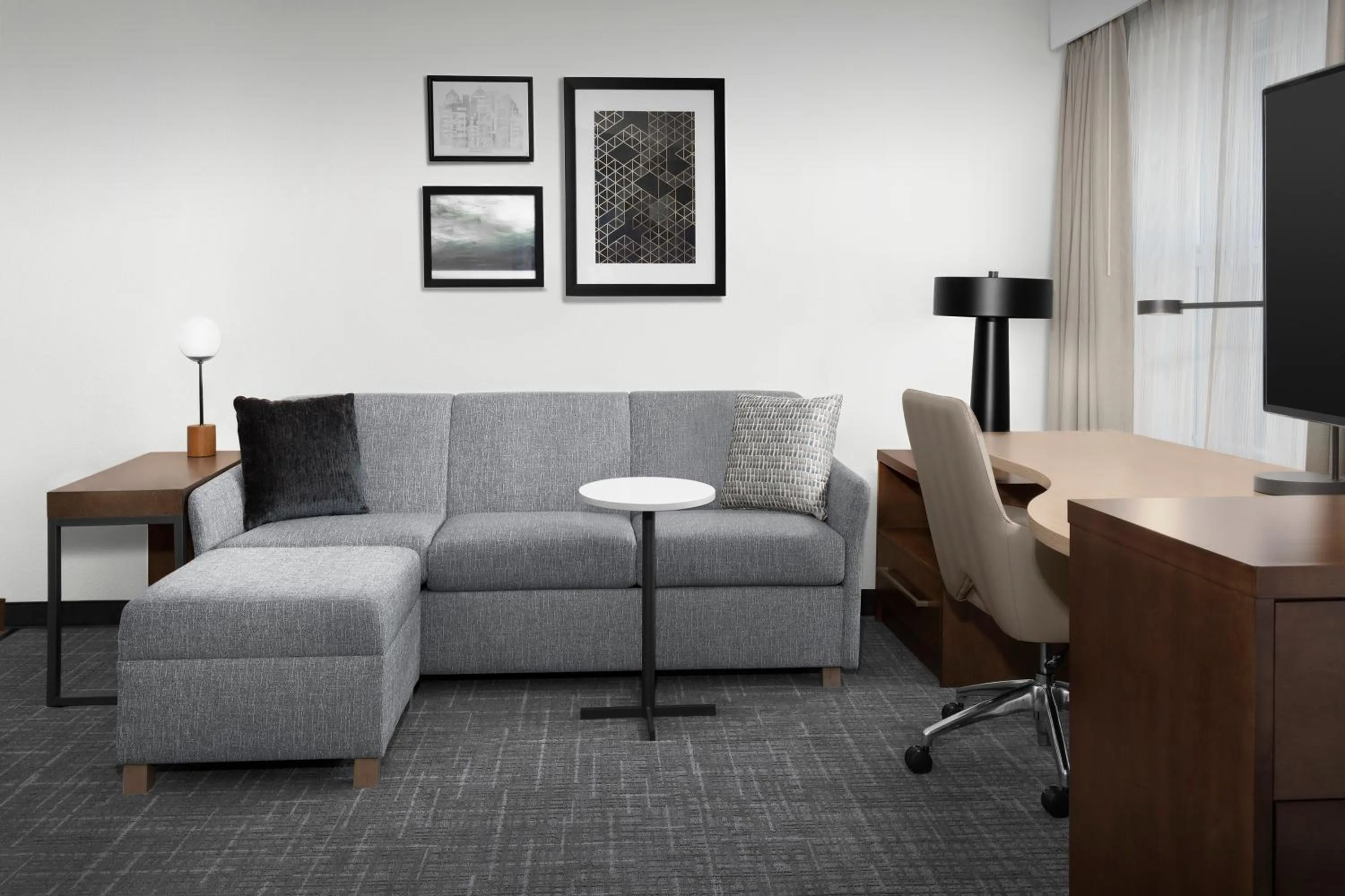 Living room in Residence Inn Bozeman