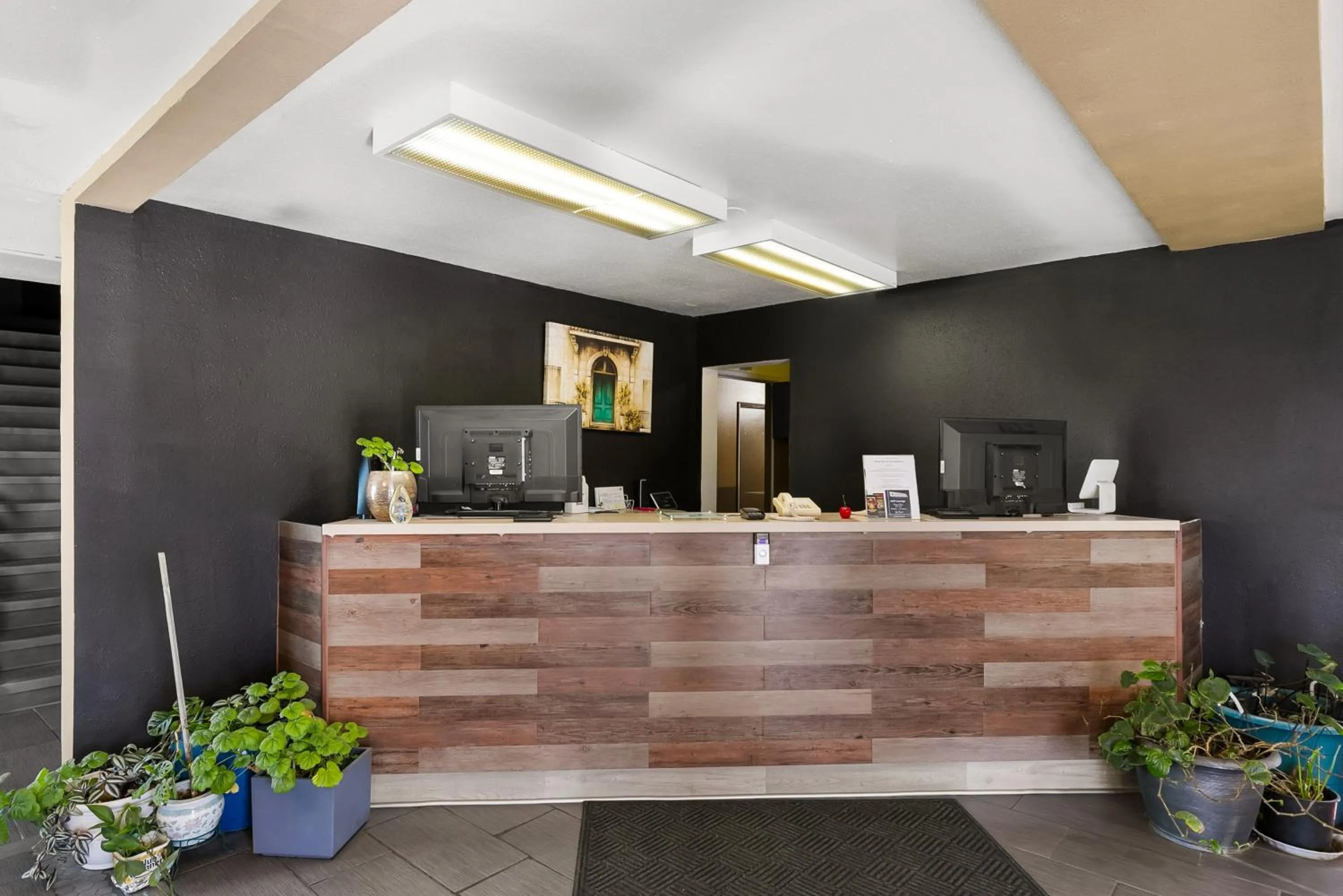 Lobby or reception in Americas Best Value Inn - Lincoln Airport