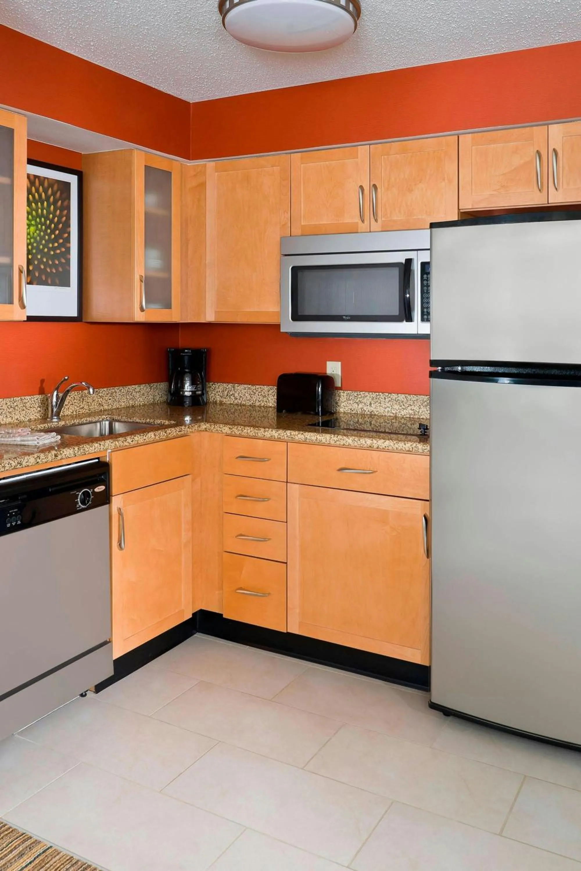 Kitchen or kitchenette in Residence Inn Canton