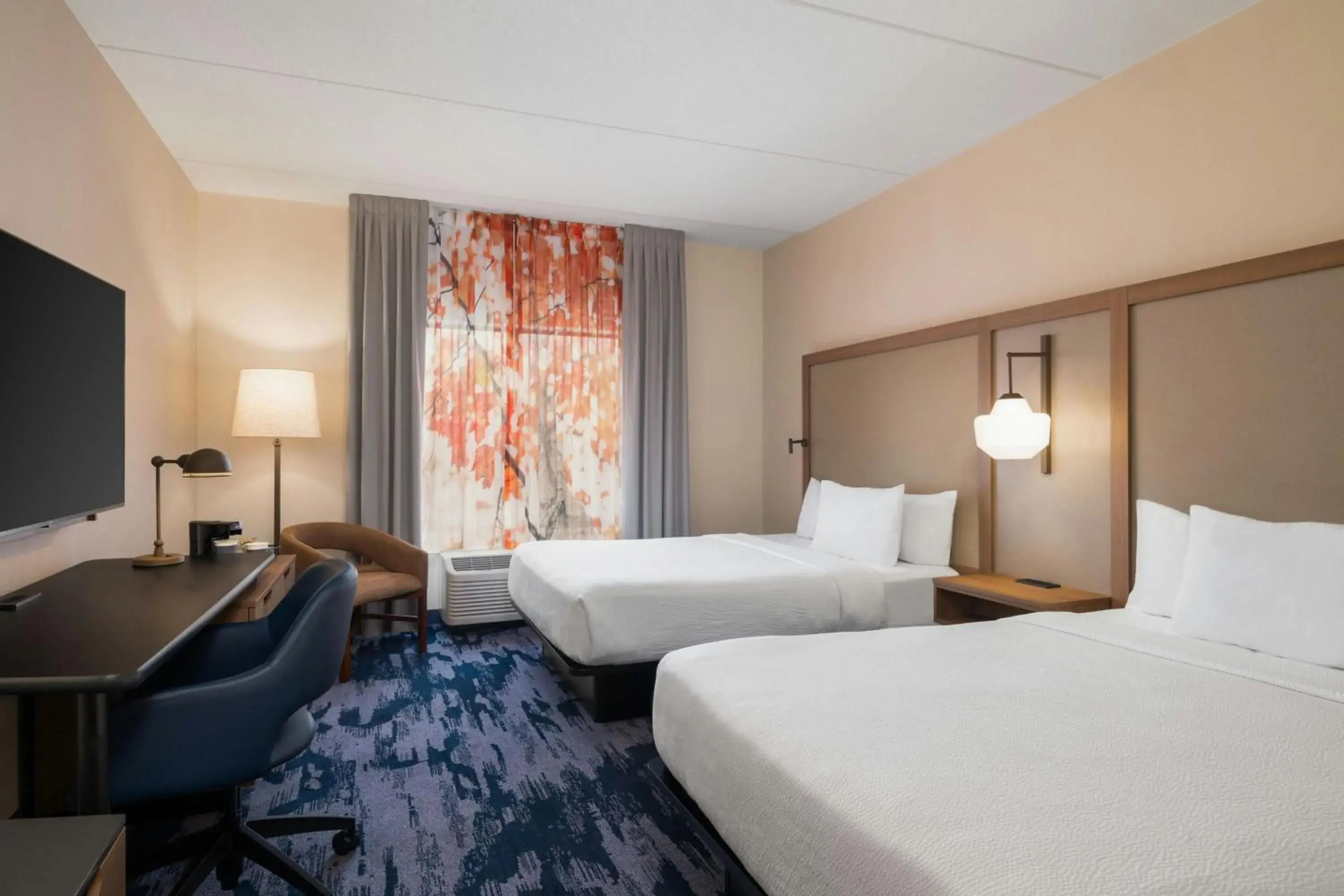 Queen Room with Two Queen Beds in Fairfield Inn & Suites by Marriott Cumberland Queen Room with Two Queen Beds in Fairfield Inn & Suites by Marriott Cumberland