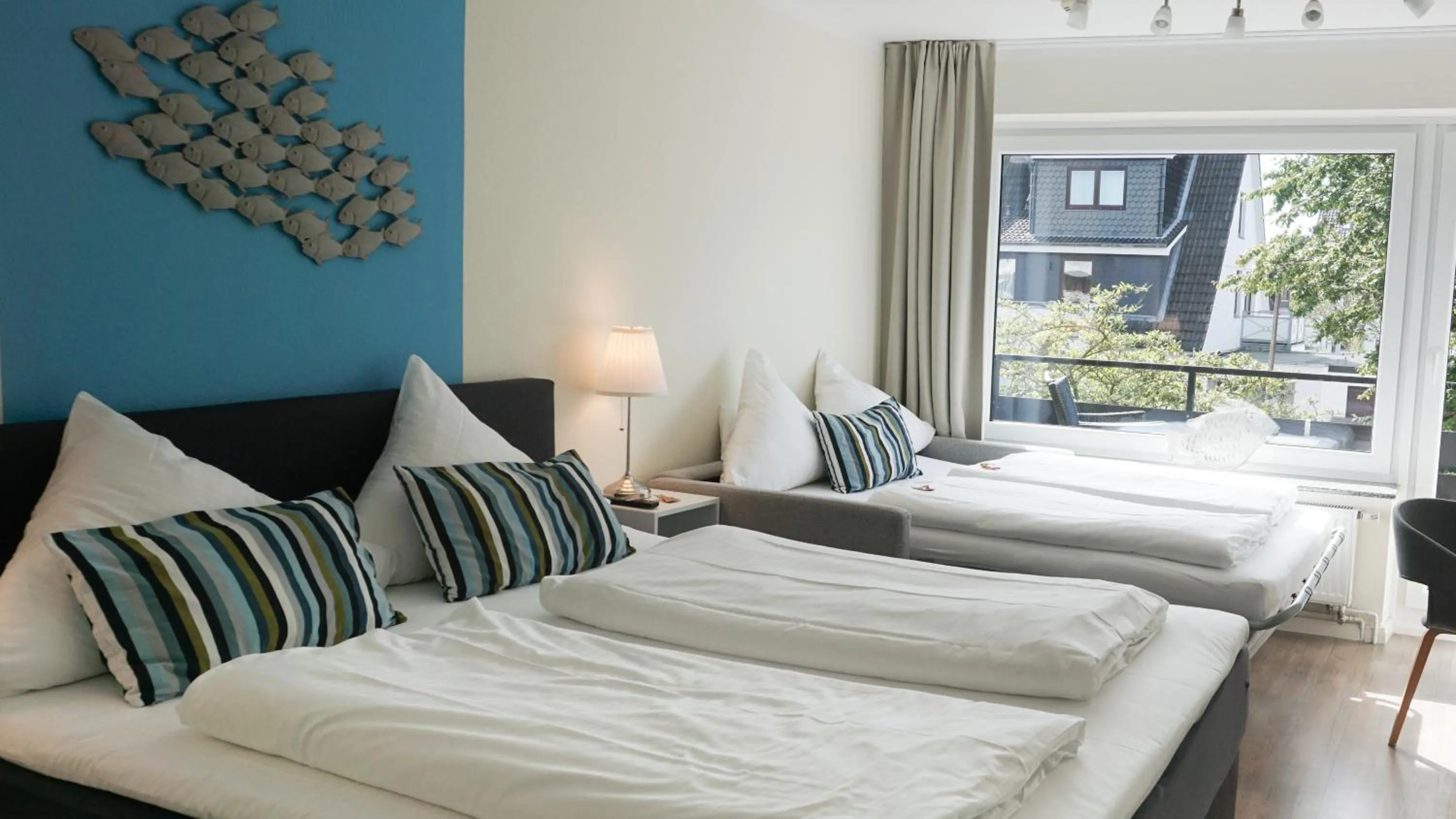 Bedroom, Bed in Das Frühstückshotel Büsum