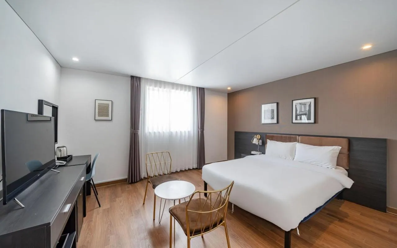 Bed in Hotel Hyggelig