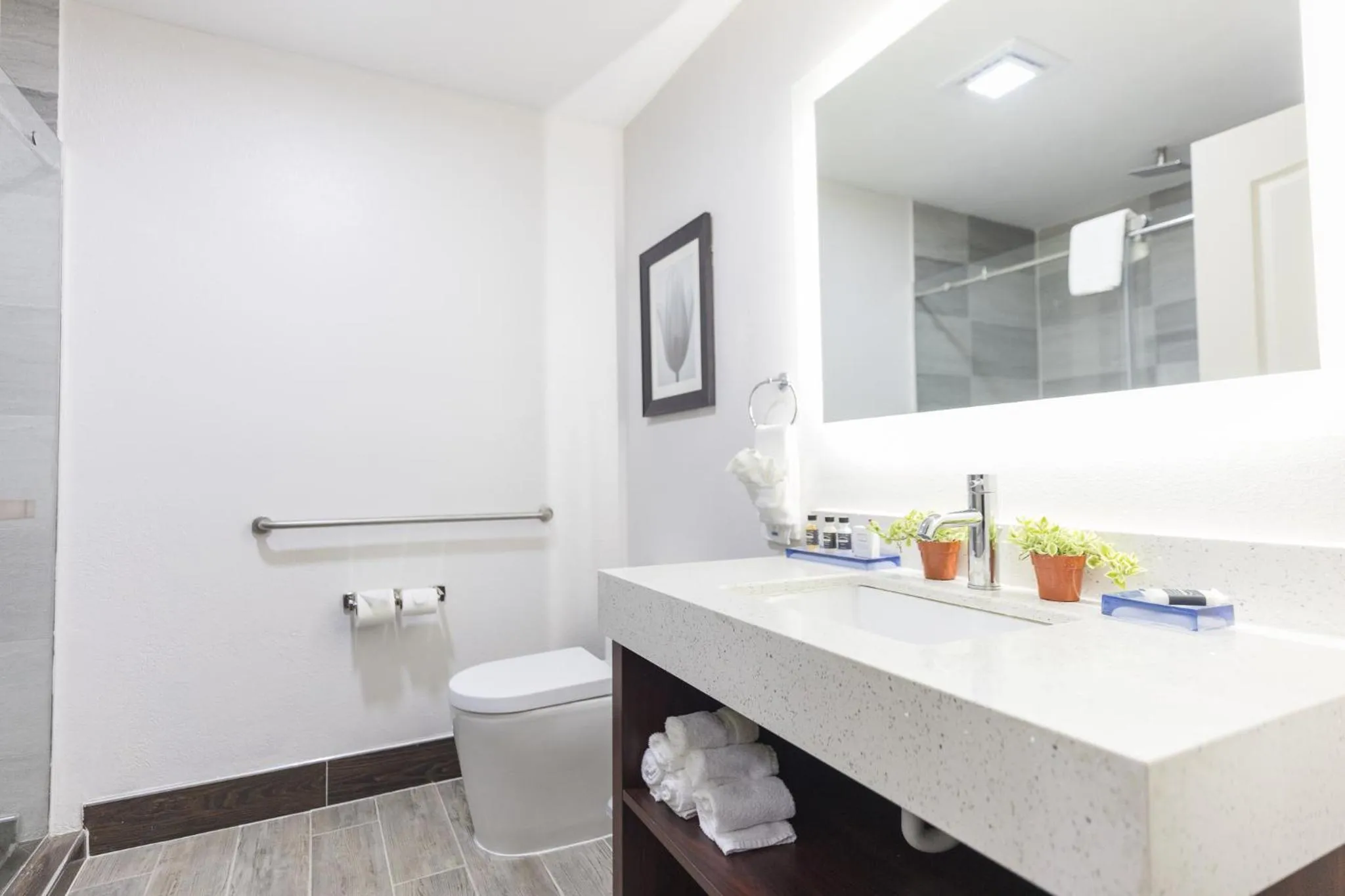 Bathroom in The Leo Collection Detroit, an Ascend Collection Hotel