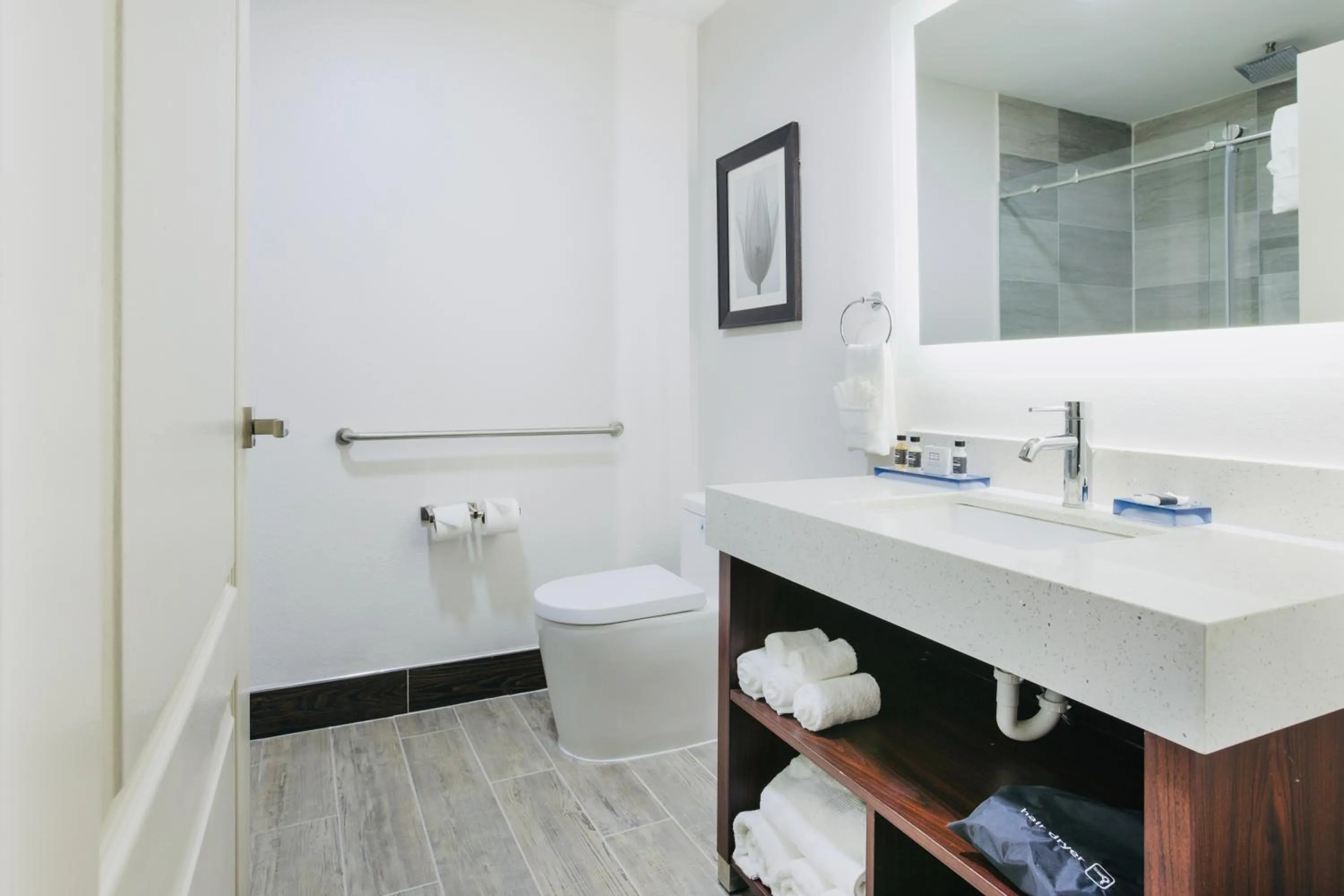 Bathroom in The Leo Collection Detroit, an Ascend Collection Hotel