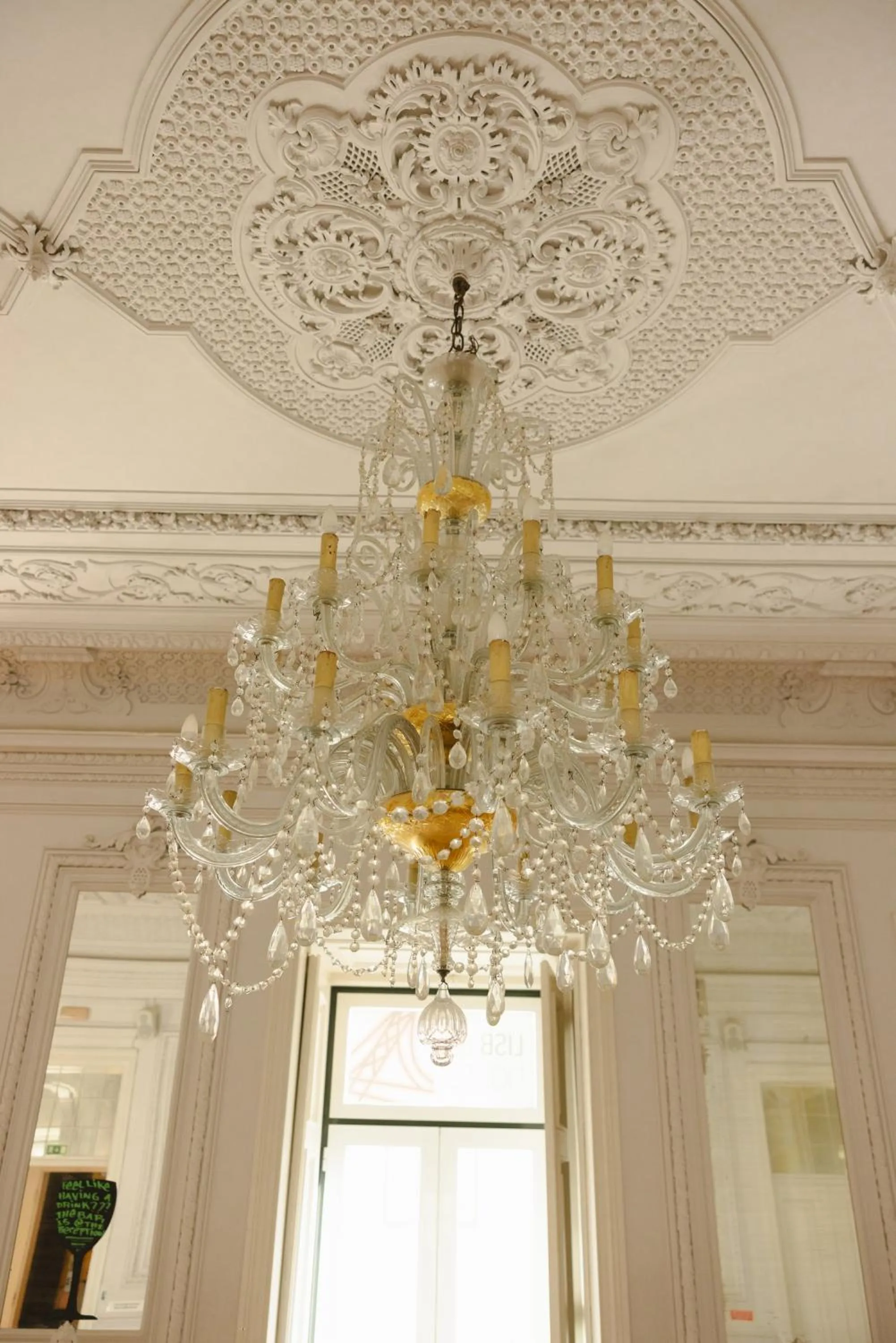 Decorative detail in Lisb'on Hostel