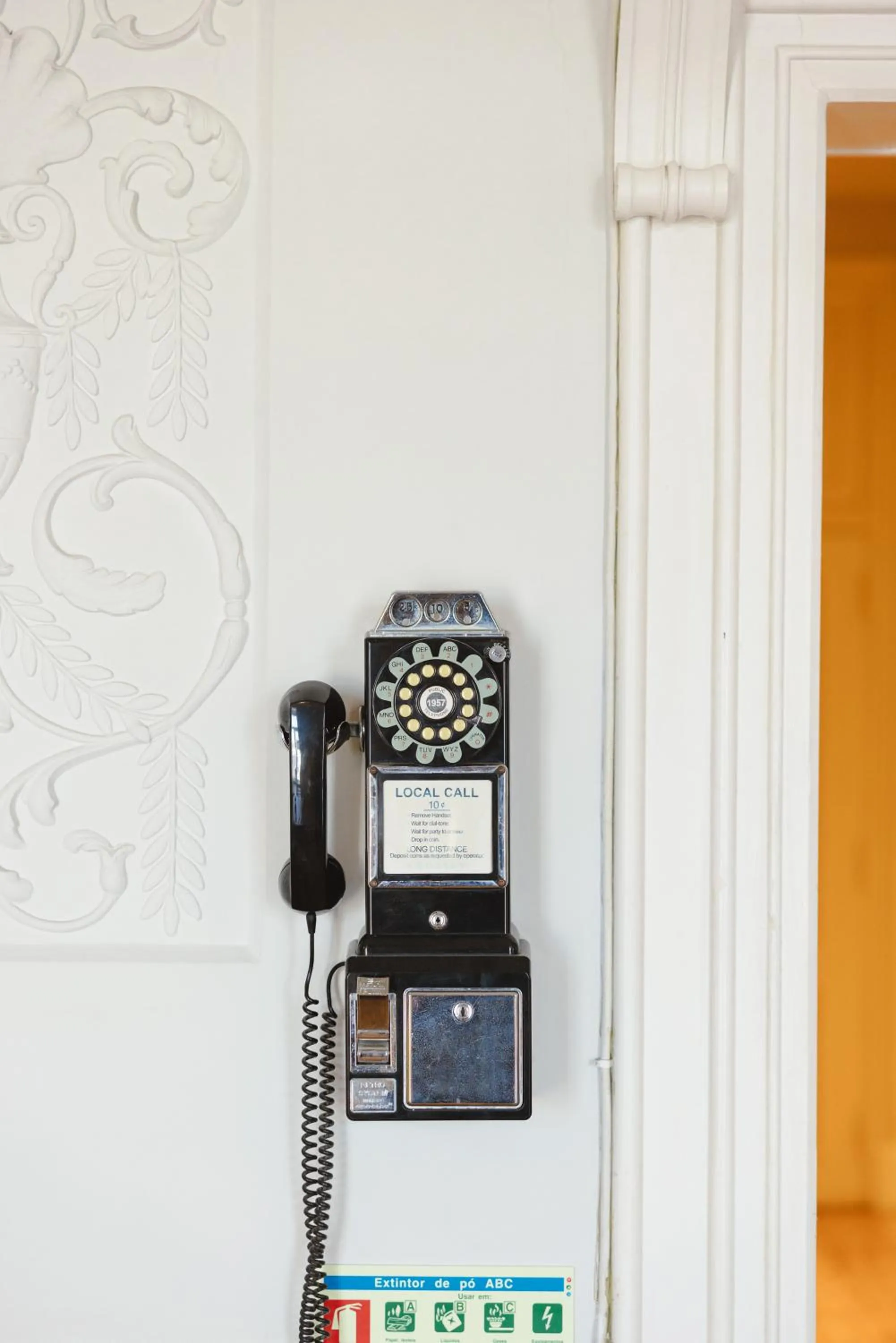 Decorative detail in Lisb'on Hostel
