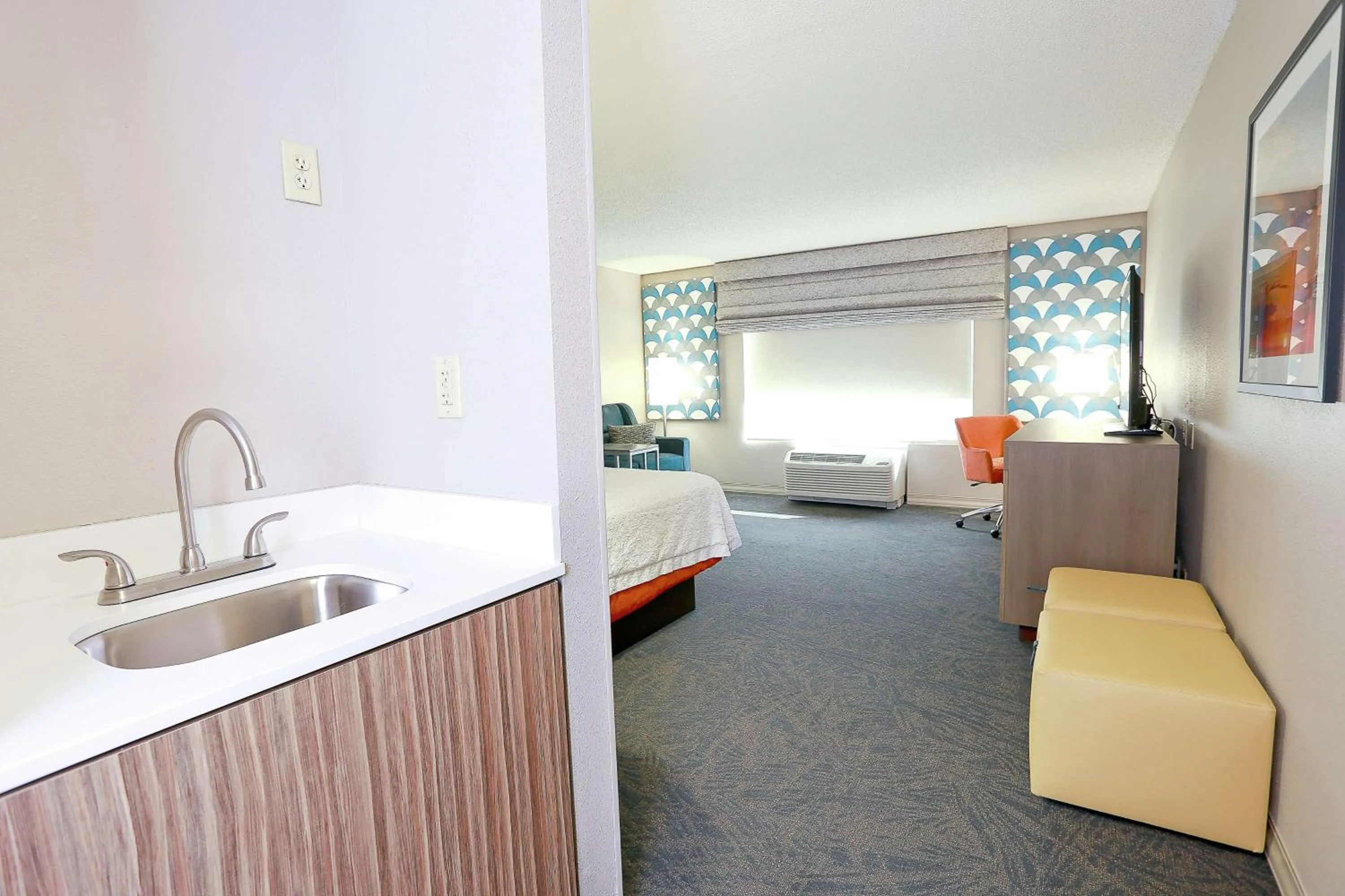 Bedroom, Bed in Hampton Inn & Suites Tampa-Wesley Chapel