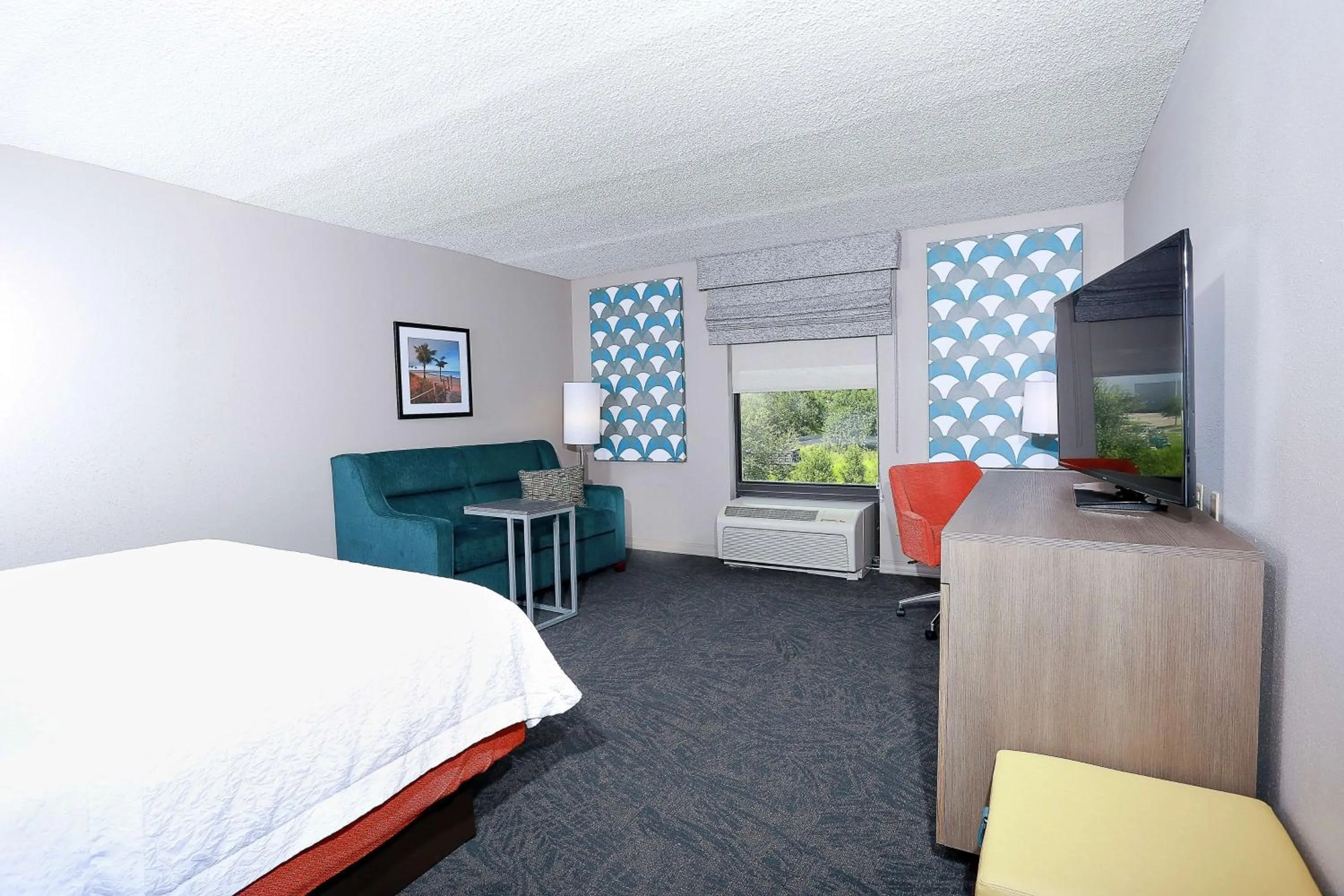 Bedroom, Bed in Hampton Inn & Suites Tampa-Wesley Chapel