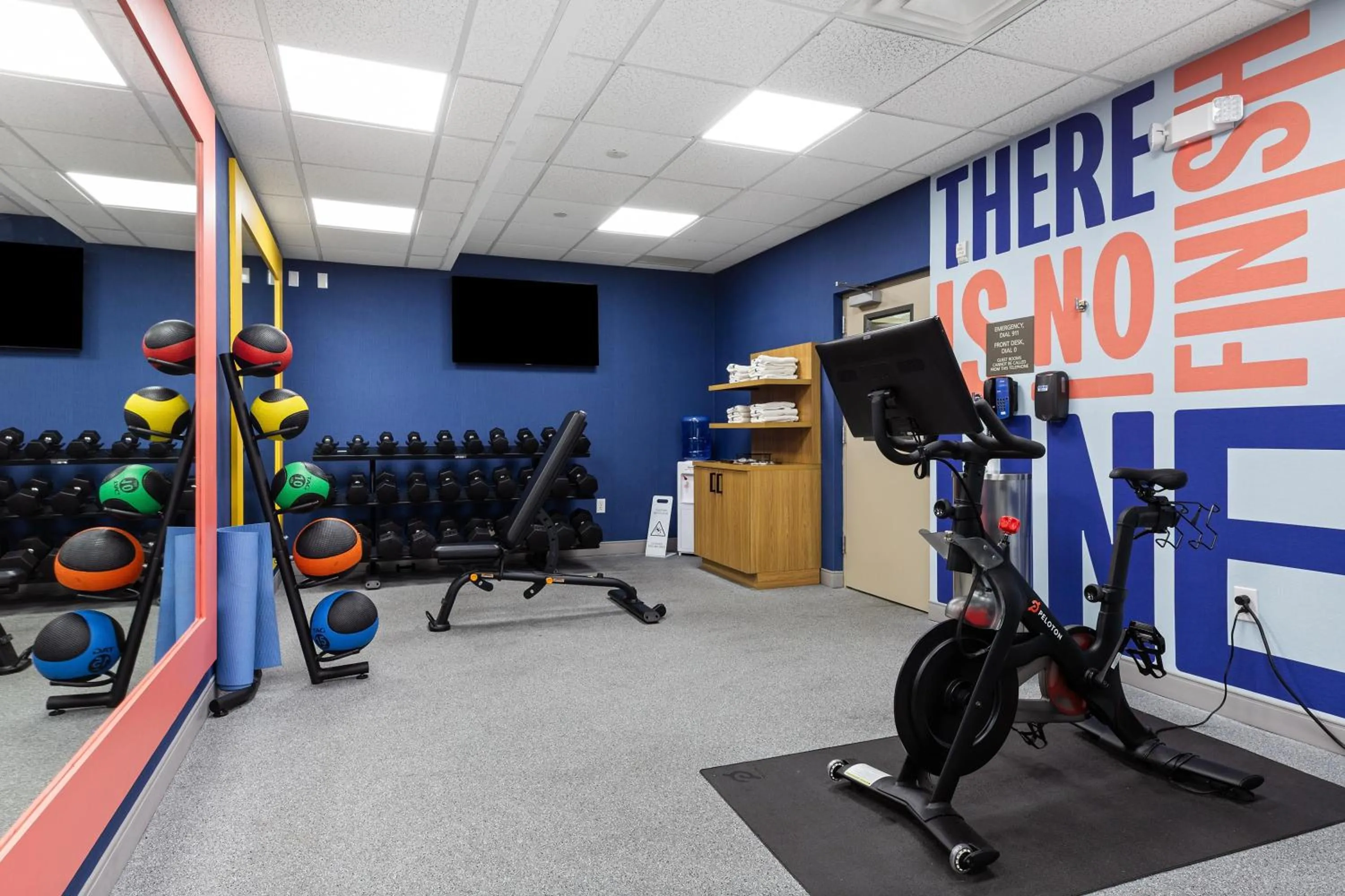 Fitness centre/facilities in Hampton Inn & Suites Tampa-Wesley Chapel