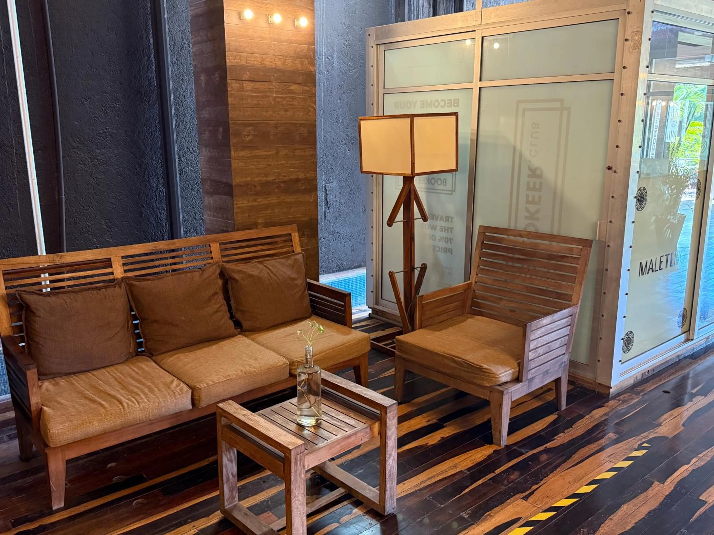 Seating area in Reina Roja Hotel Boutique